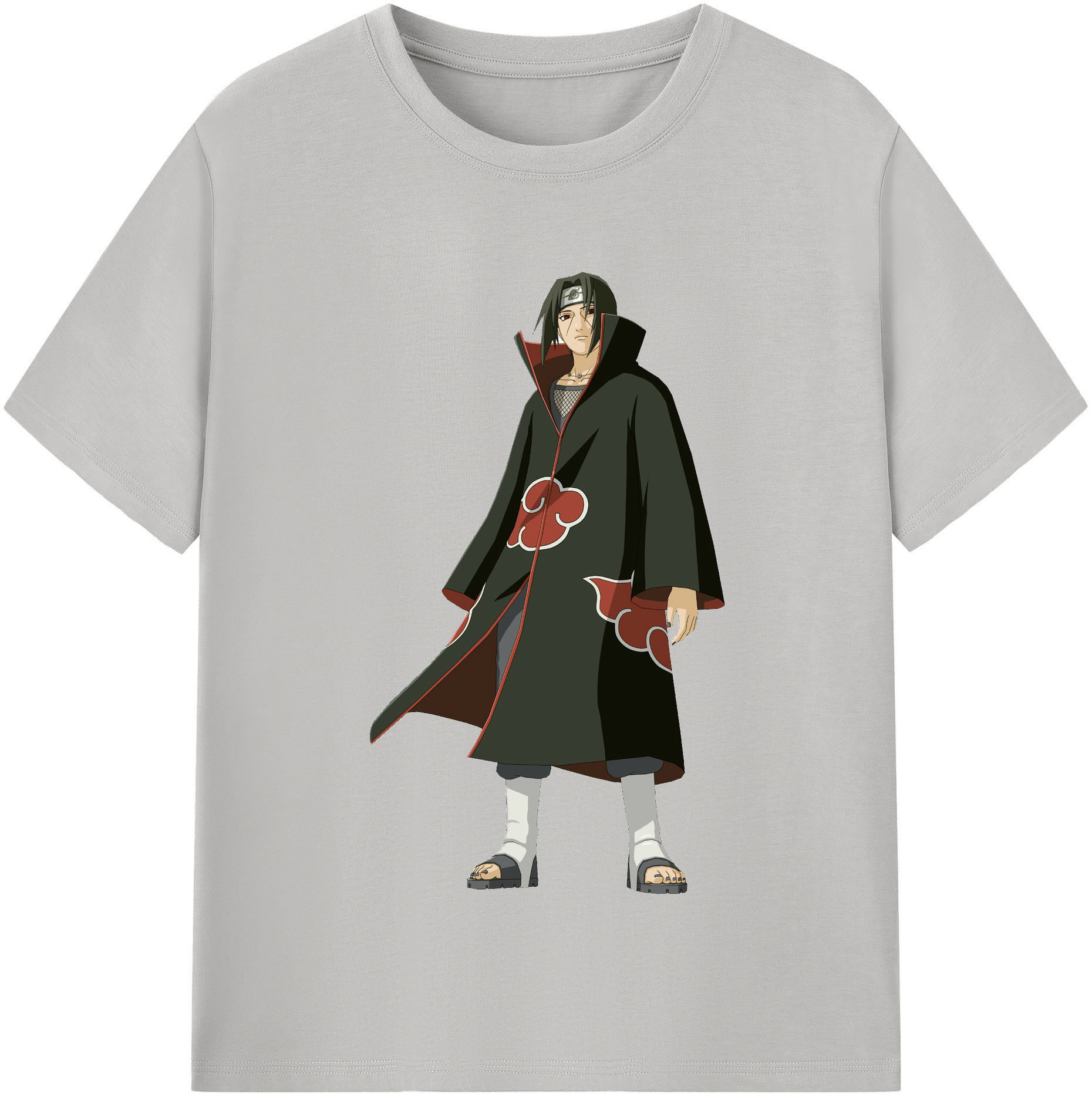 （画像用） NARUTO -ナルト- うちは イタチ Uchiha Itachi レディースカジュアルプリントTシャツ（綿100％）