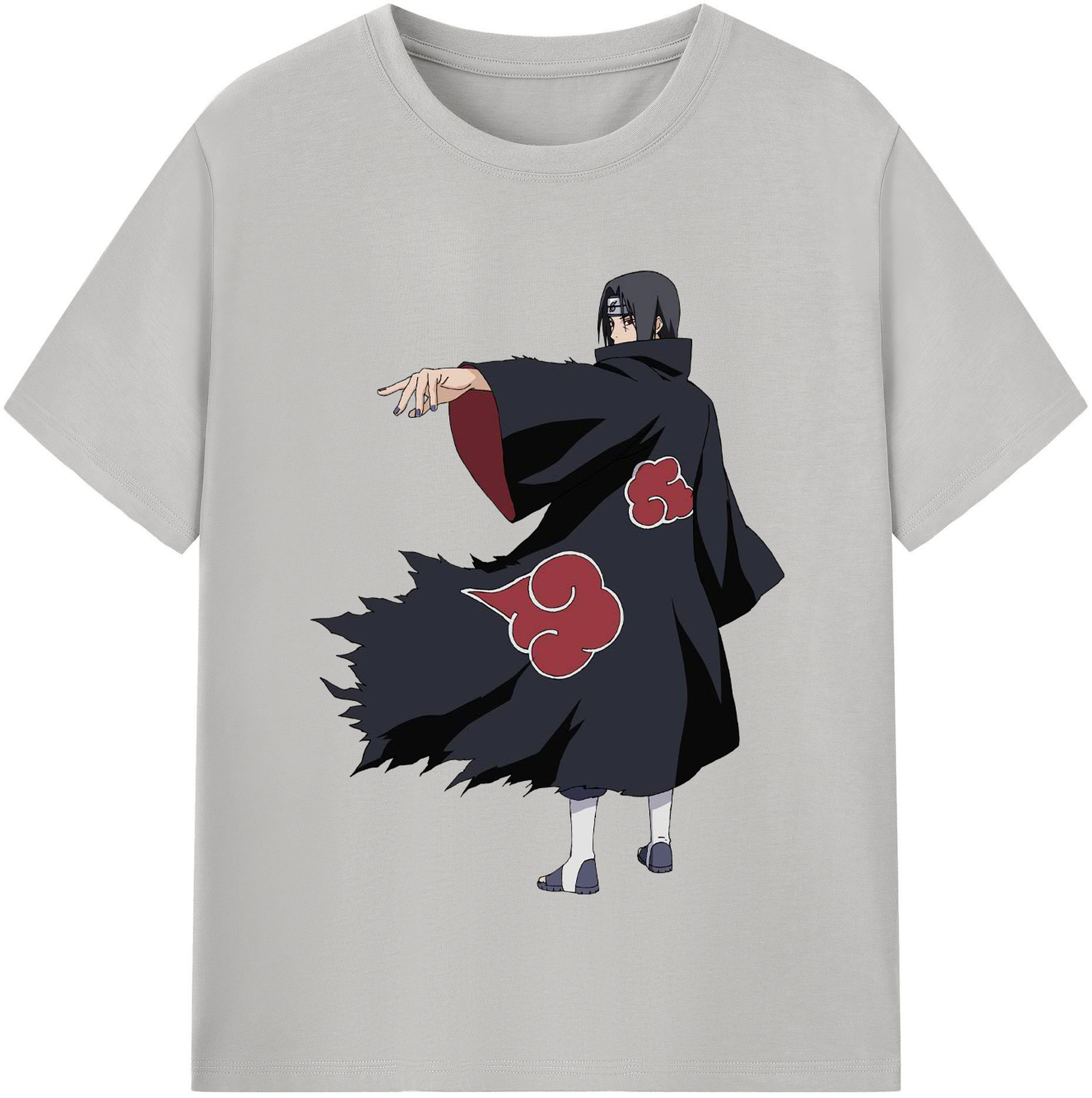 （画像用） NARUTO -ナルト- うちは イタチ Uchiha Itachi レディースカジュアルプリントTシャツ（綿100％）
