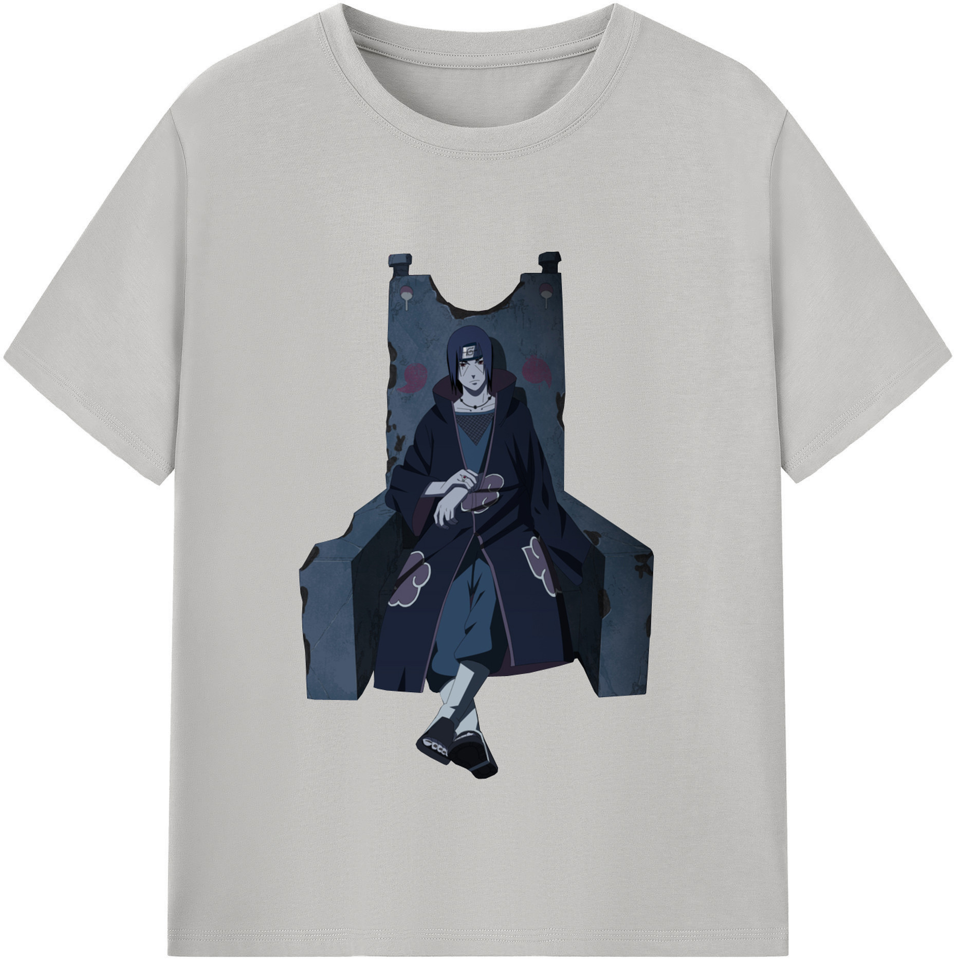 （画像用） NARUTO -ナルト- うちは イタチ Uchiha Itachi レディースカジュアルプリントTシャツ（綿100％）