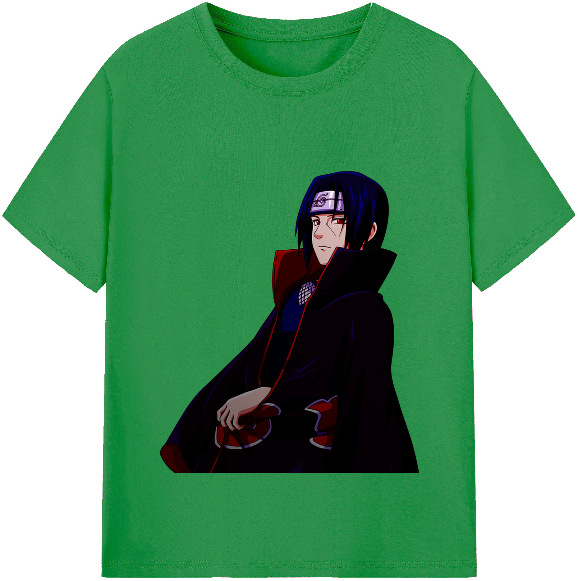 （画像用） NARUTO -ナルト- うちは イタチ Uchiha Itachi レディースカジュアルプリントTシャツ（綿100％）