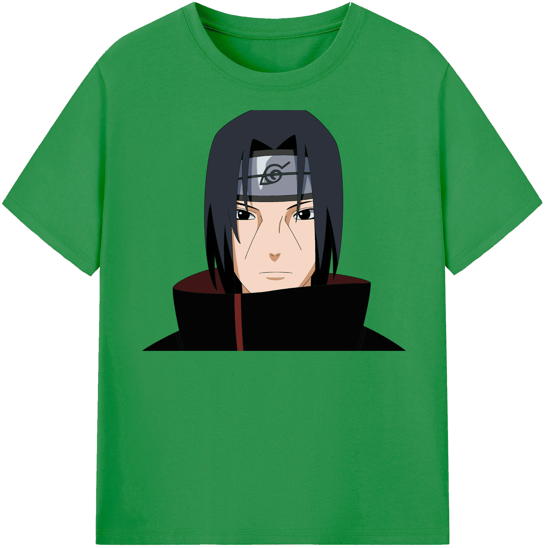 （画像用） NARUTO -ナルト- うちは イタチ Uchiha Itachi レディースカジュアルプリントTシャツ（綿100％）