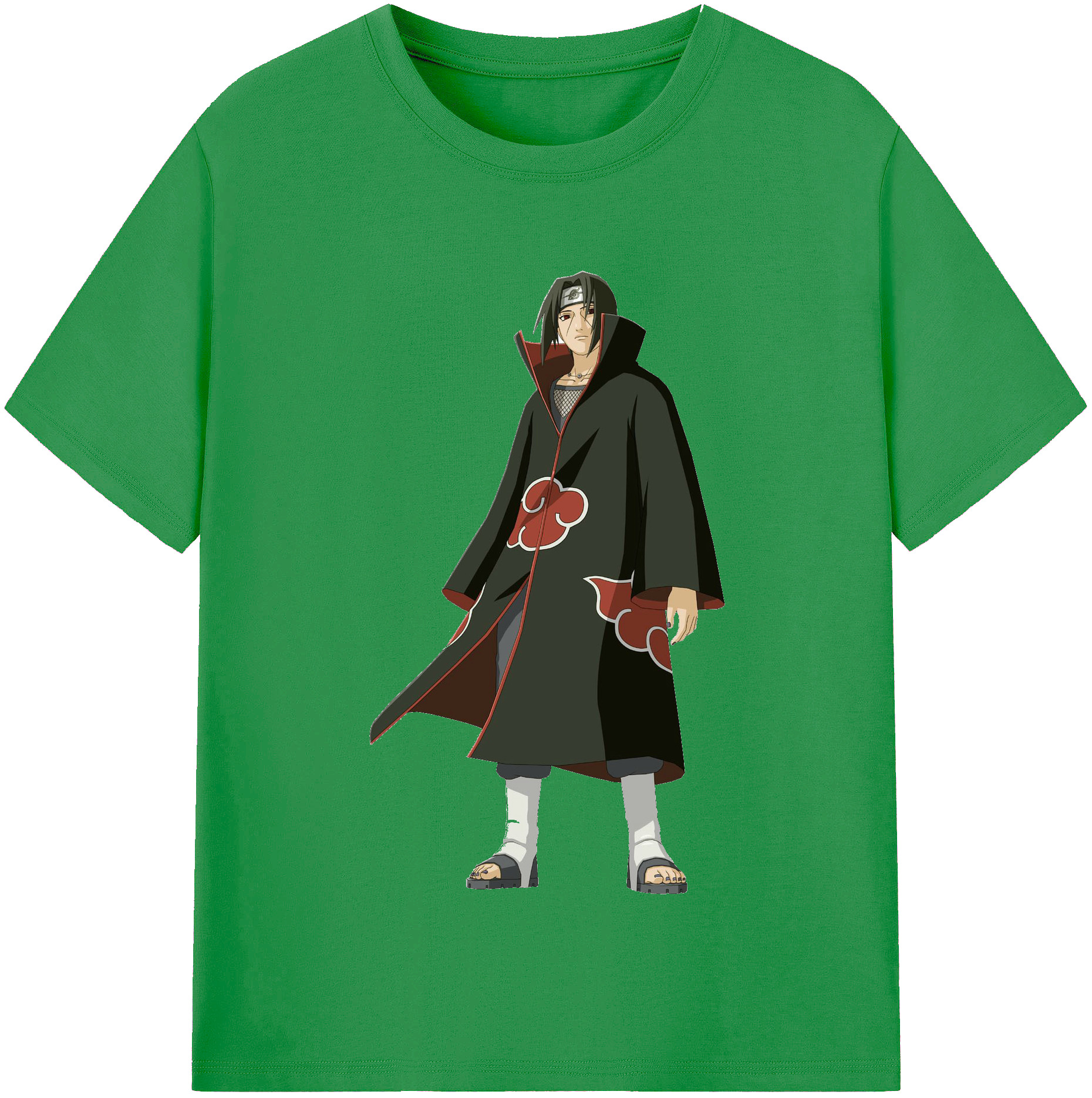 （画像用） NARUTO -ナルト- うちは イタチ Uchiha Itachi レディースカジュアルプリントTシャツ（綿100％）