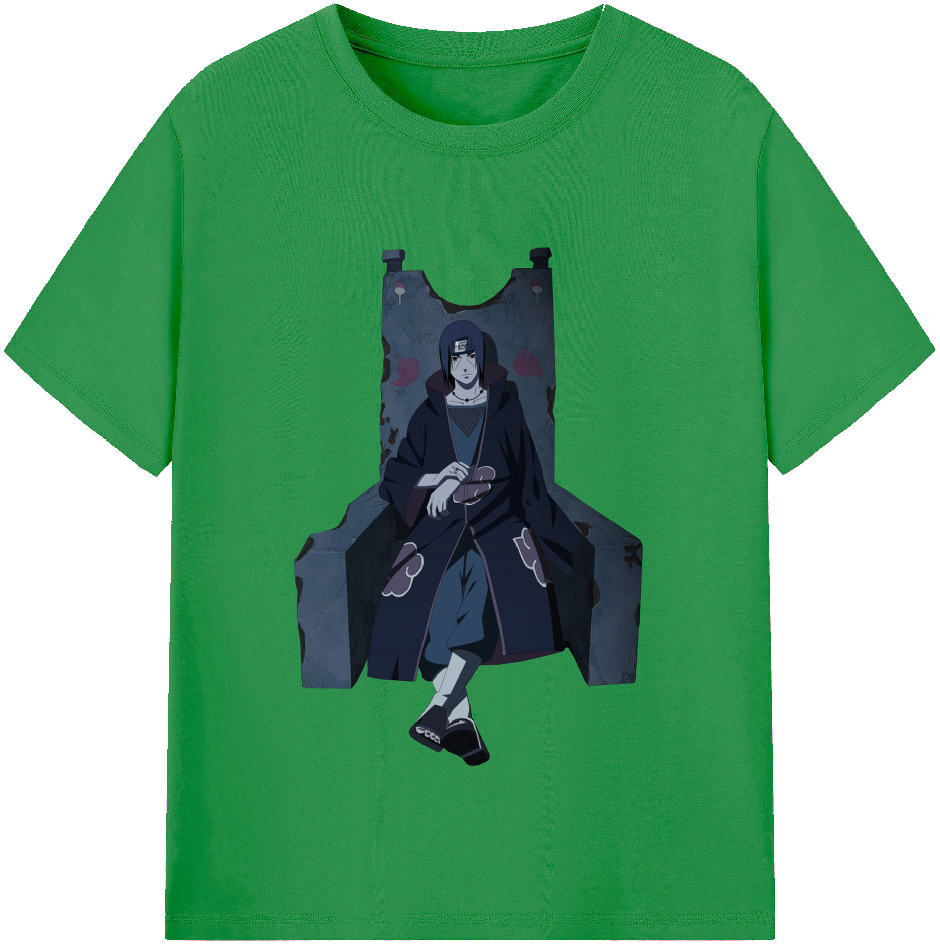 （画像用） NARUTO -ナルト- うちは イタチ Uchiha Itachi レディースカジュアルプリントTシャツ（綿100％）