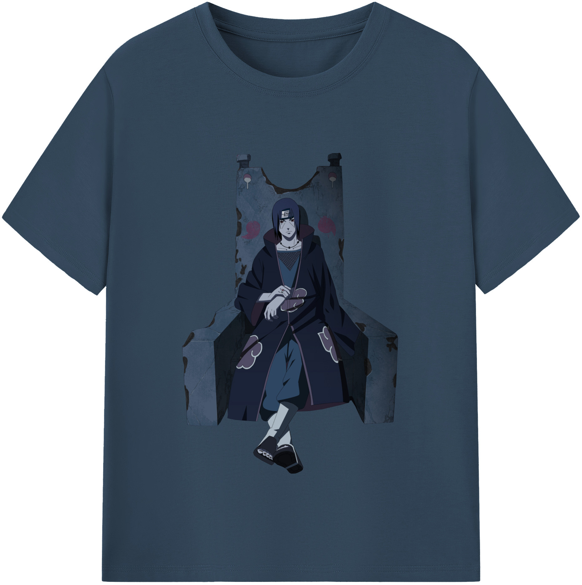 （画像用） NARUTO -ナルト- うちは イタチ Uchiha Itachi レディースカジュアルプリントTシャツ（綿100％）