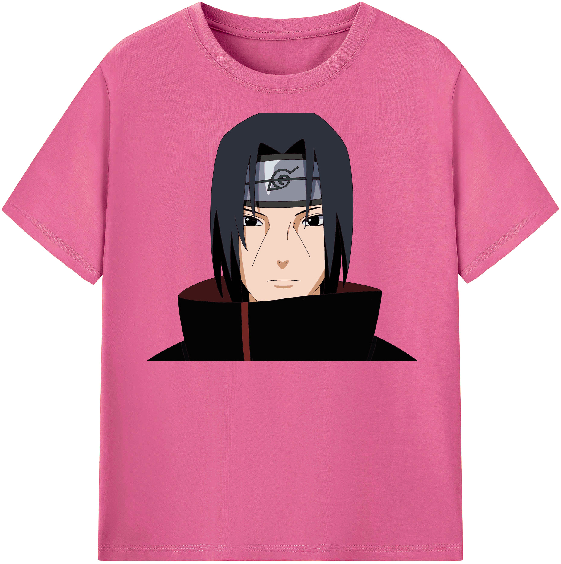 （画像用） NARUTO -ナルト- うちは イタチ Uchiha Itachi レディースカジュアルプリントTシャツ（綿100％）