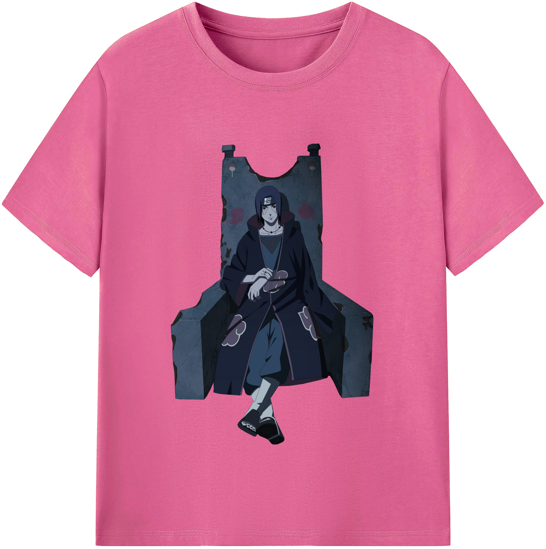 （画像用） NARUTO -ナルト- うちは イタチ Uchiha Itachi レディースカジュアルプリントTシャツ（綿100％）