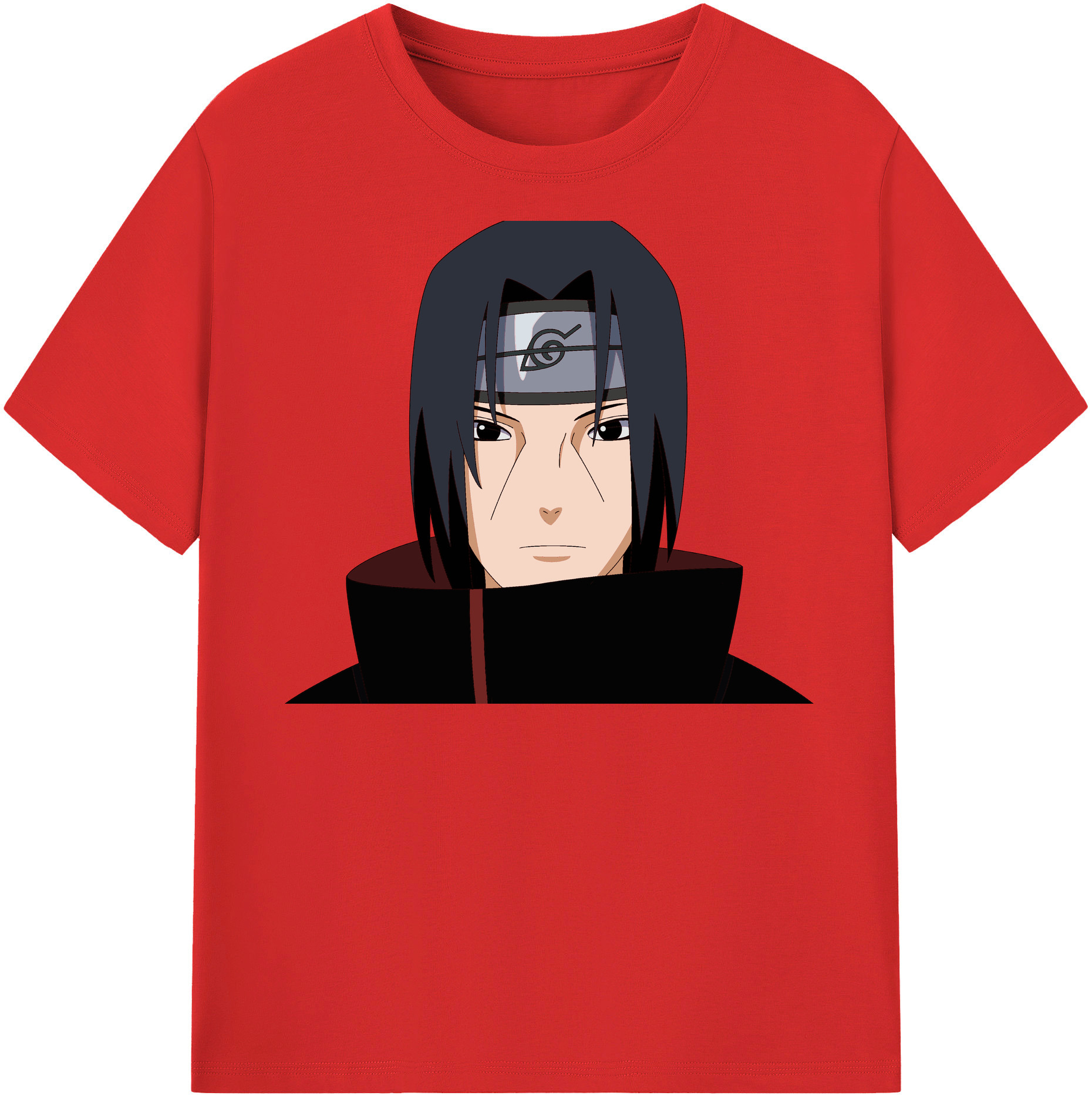 （画像用） NARUTO -ナルト- うちは イタチ Uchiha Itachi レディースカジュアルプリントTシャツ（綿100％）