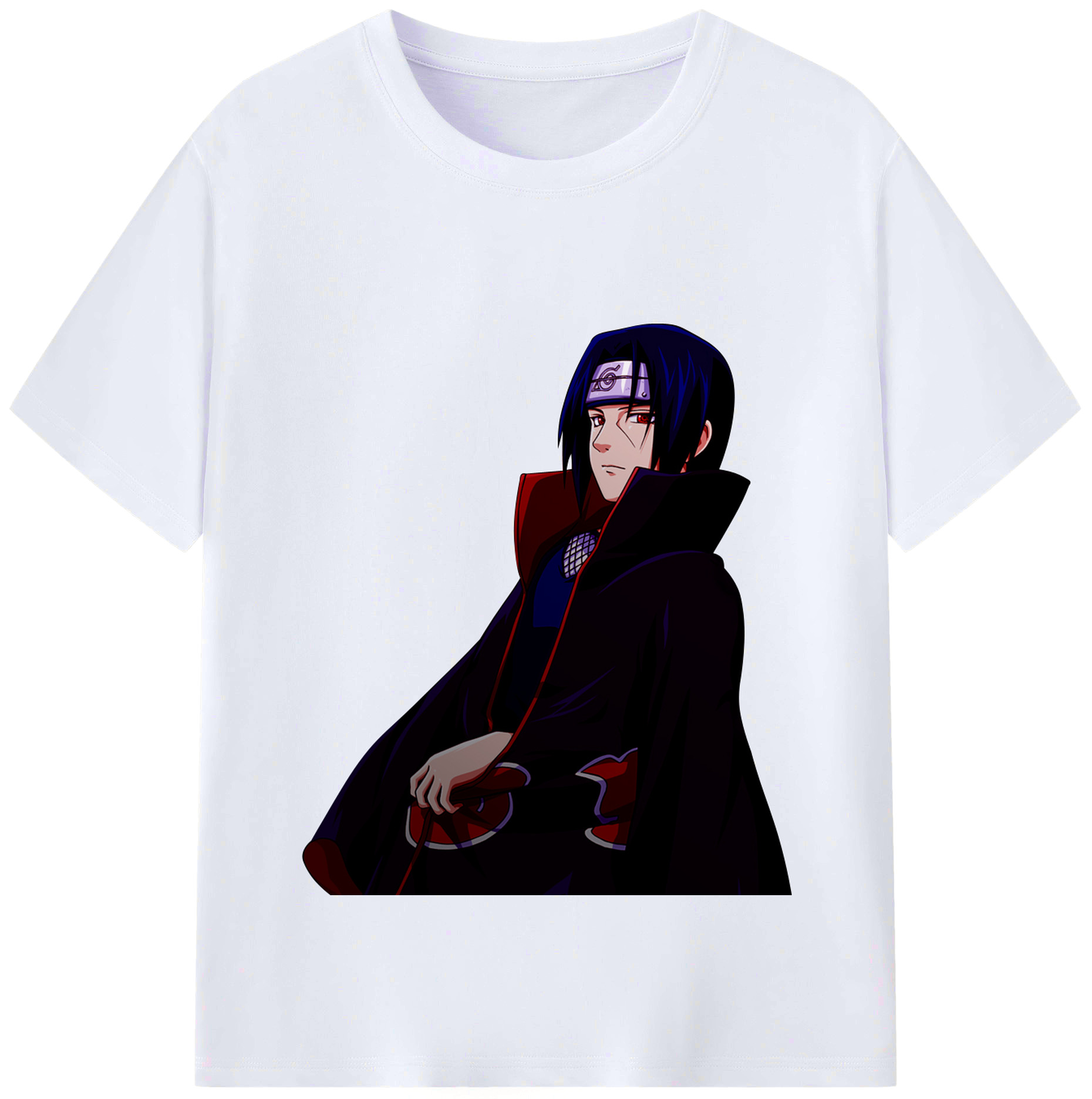 （画像用） NARUTO -ナルト- うちは イタチ Uchiha Itachi レディースカジュアルプリントTシャツ（綿100％）