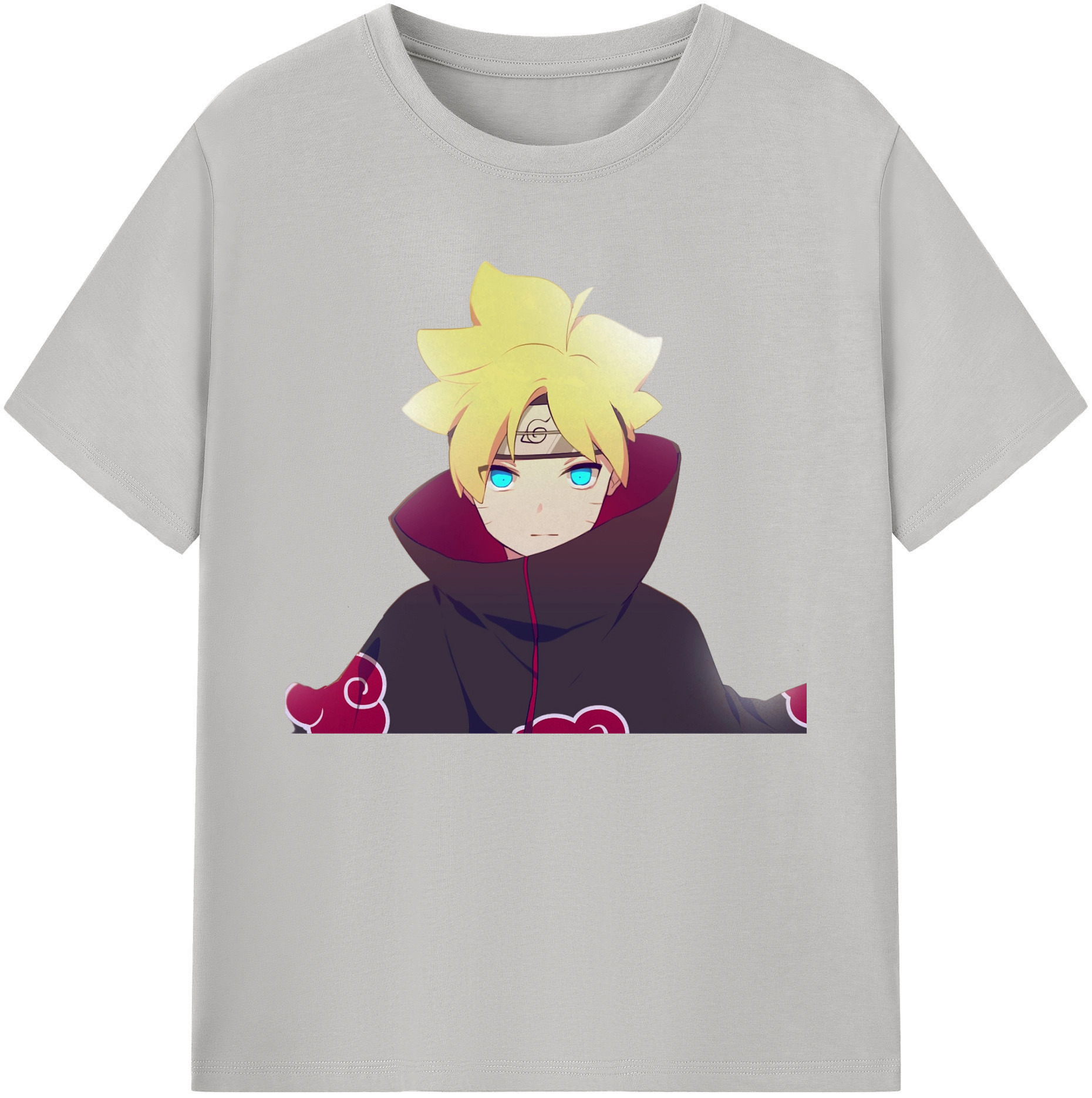（画像用） NARUTO -ナルト- うずまき ボルト Uzumaki Boruto 綿100％ メンズ半袖Tシャツ｜肌触りやわらか＆通気性