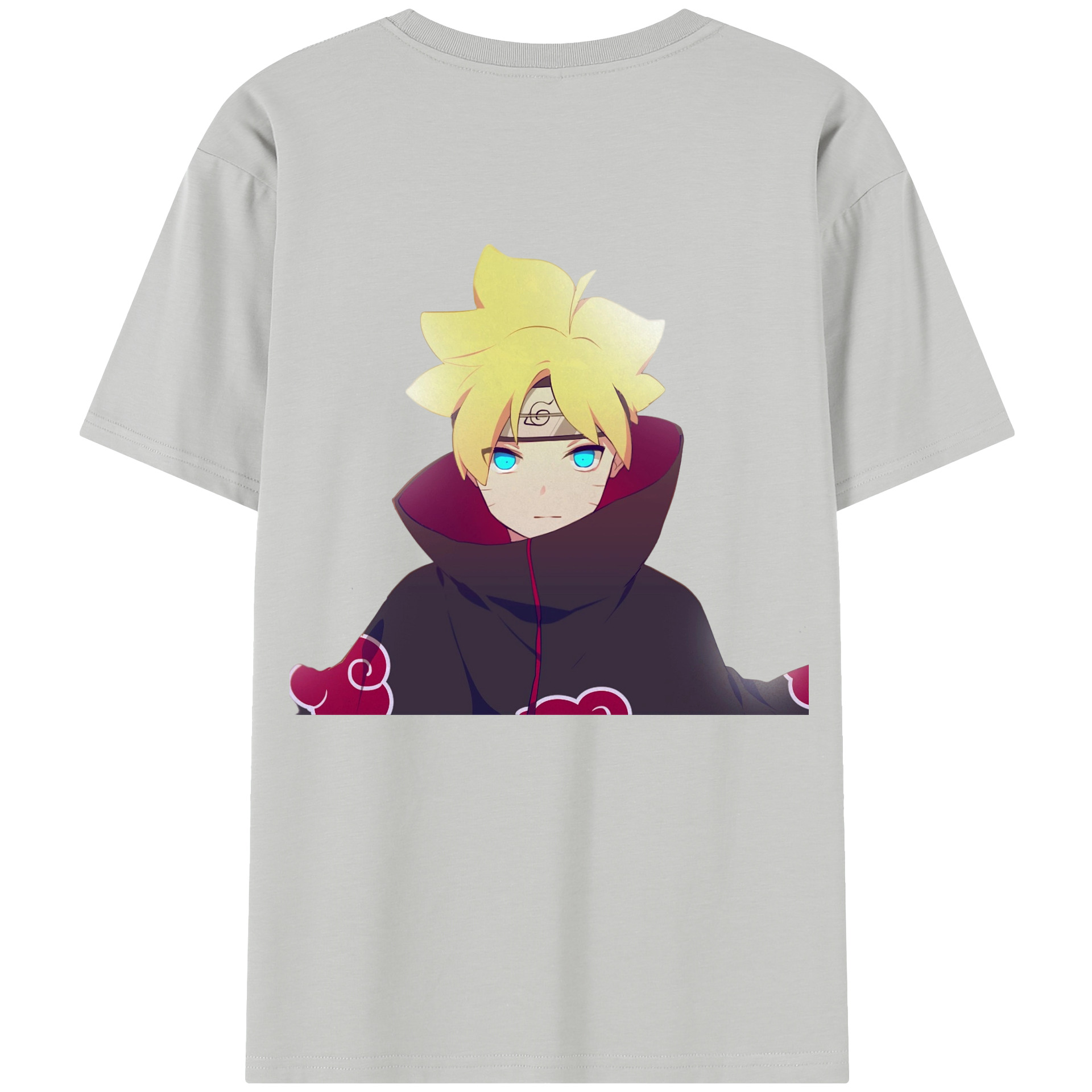 （画像用） NARUTO -ナルト- うずまき ボルト Uzumaki Boruto レディース半袖Tシャツ(バックプリント)