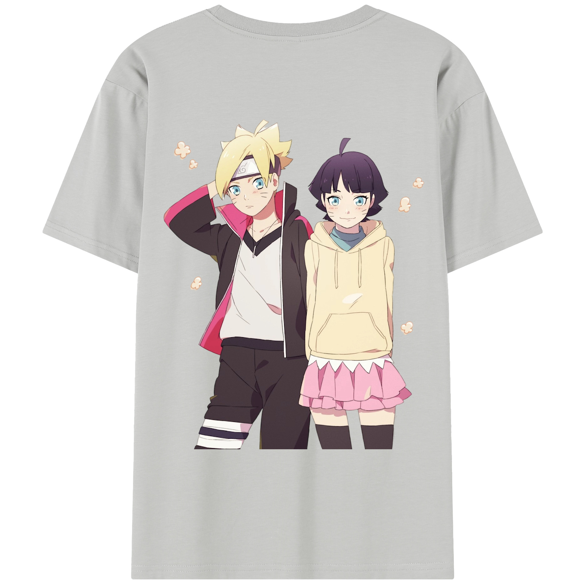 （画像用） NARUTO -ナルト- うずまき ボルト Uzumaki Boruto レディース半袖Tシャツ(バックプリント)
