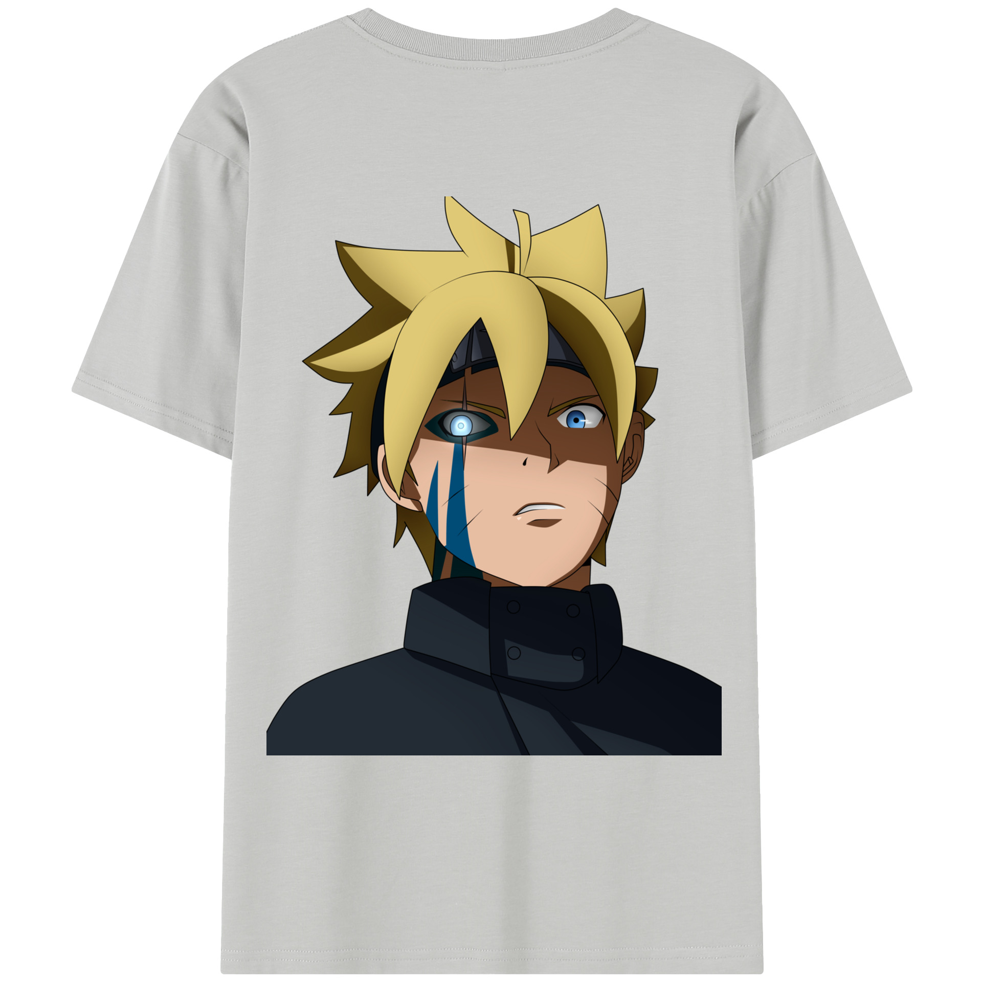 （画像用） NARUTO -ナルト- うずまき ボルト Uzumaki Boruto レディース半袖Tシャツ(バックプリント)
