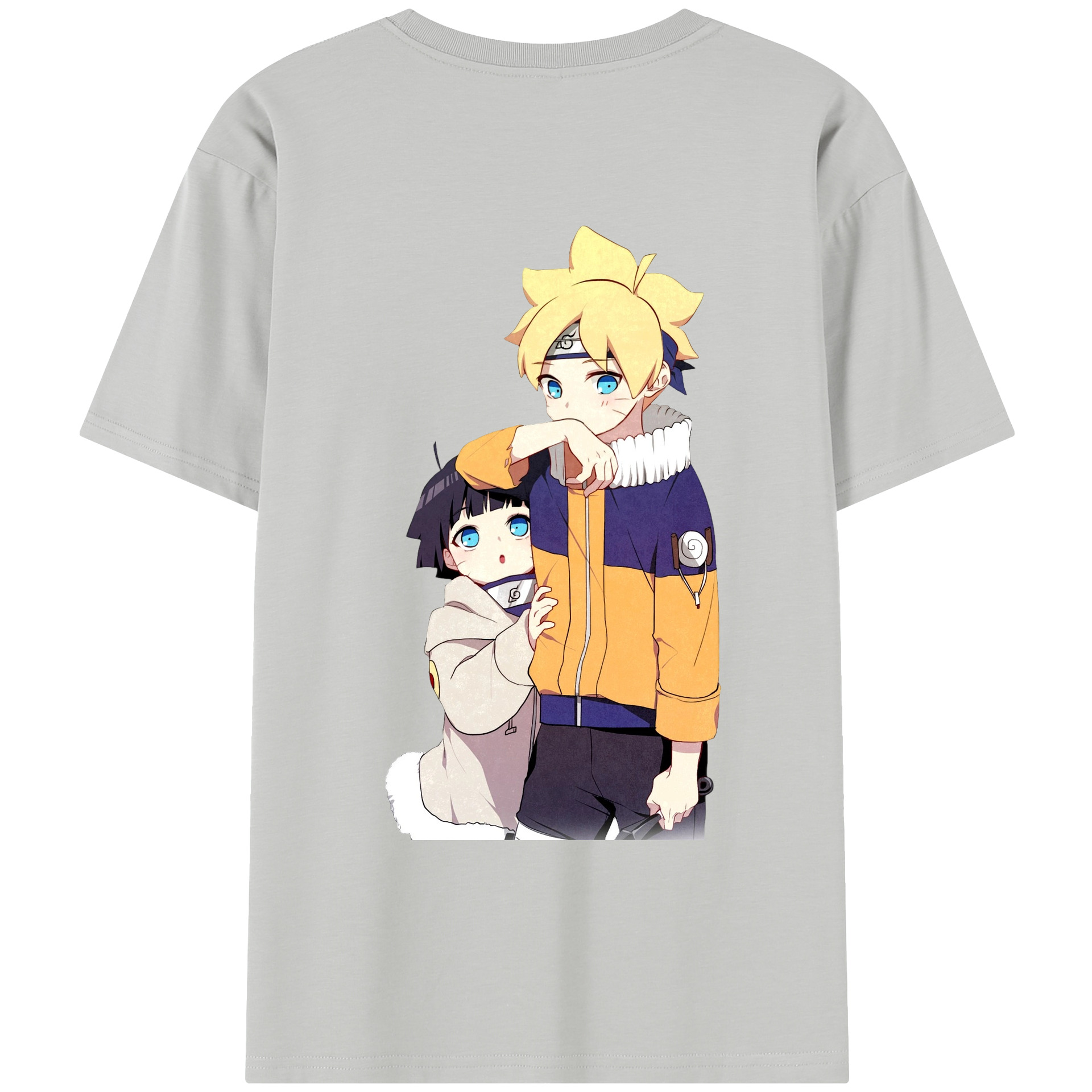 （画像用） NARUTO -ナルト- うずまき ボルト Uzumaki Boruto レディース半袖Tシャツ(バックプリント)