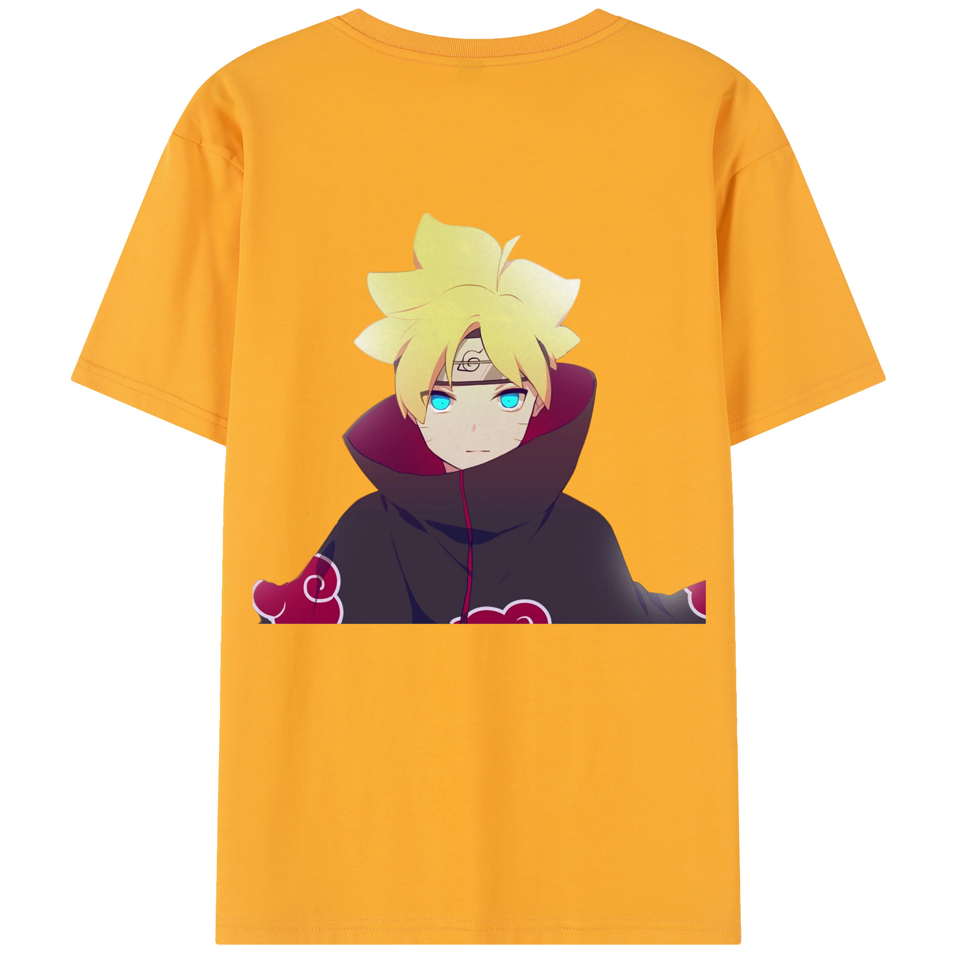 （画像用） NARUTO -ナルト- うずまき ボルト Uzumaki Boruto レディース半袖Tシャツ(バックプリント)