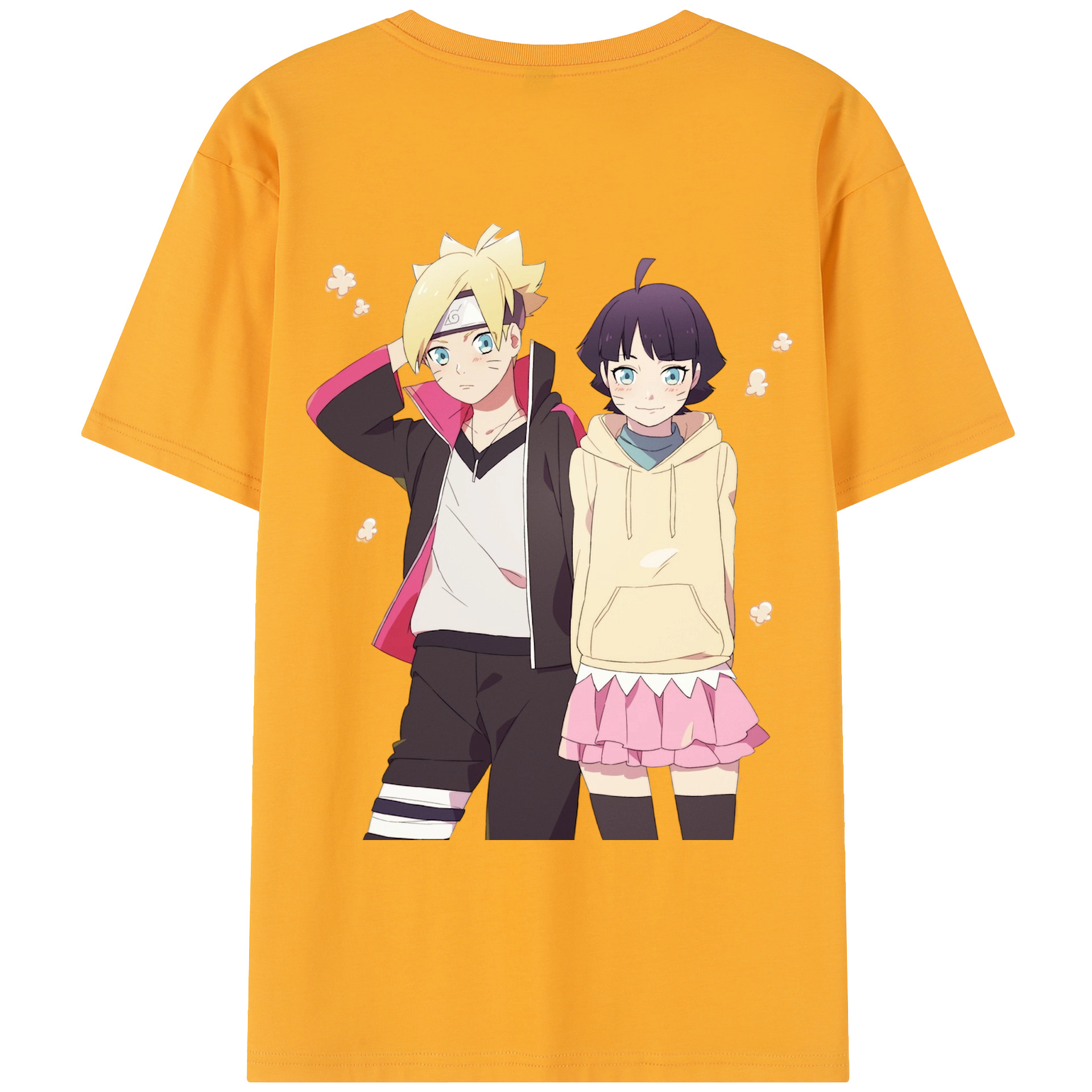（画像用） NARUTO -ナルト- うずまき ボルト Uzumaki Boruto レディース半袖Tシャツ(バックプリント)