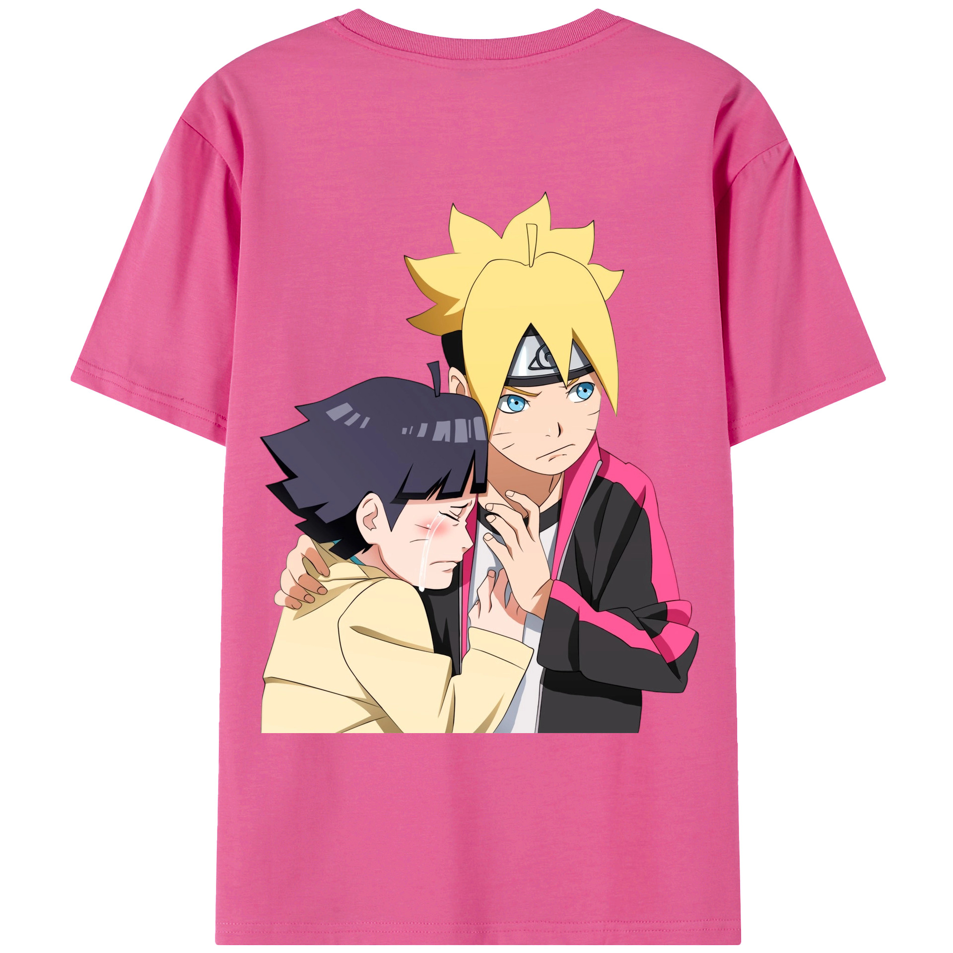 （画像用） NARUTO -ナルト- うずまき ボルト Uzumaki Boruto レディース半袖Tシャツ(バックプリント)