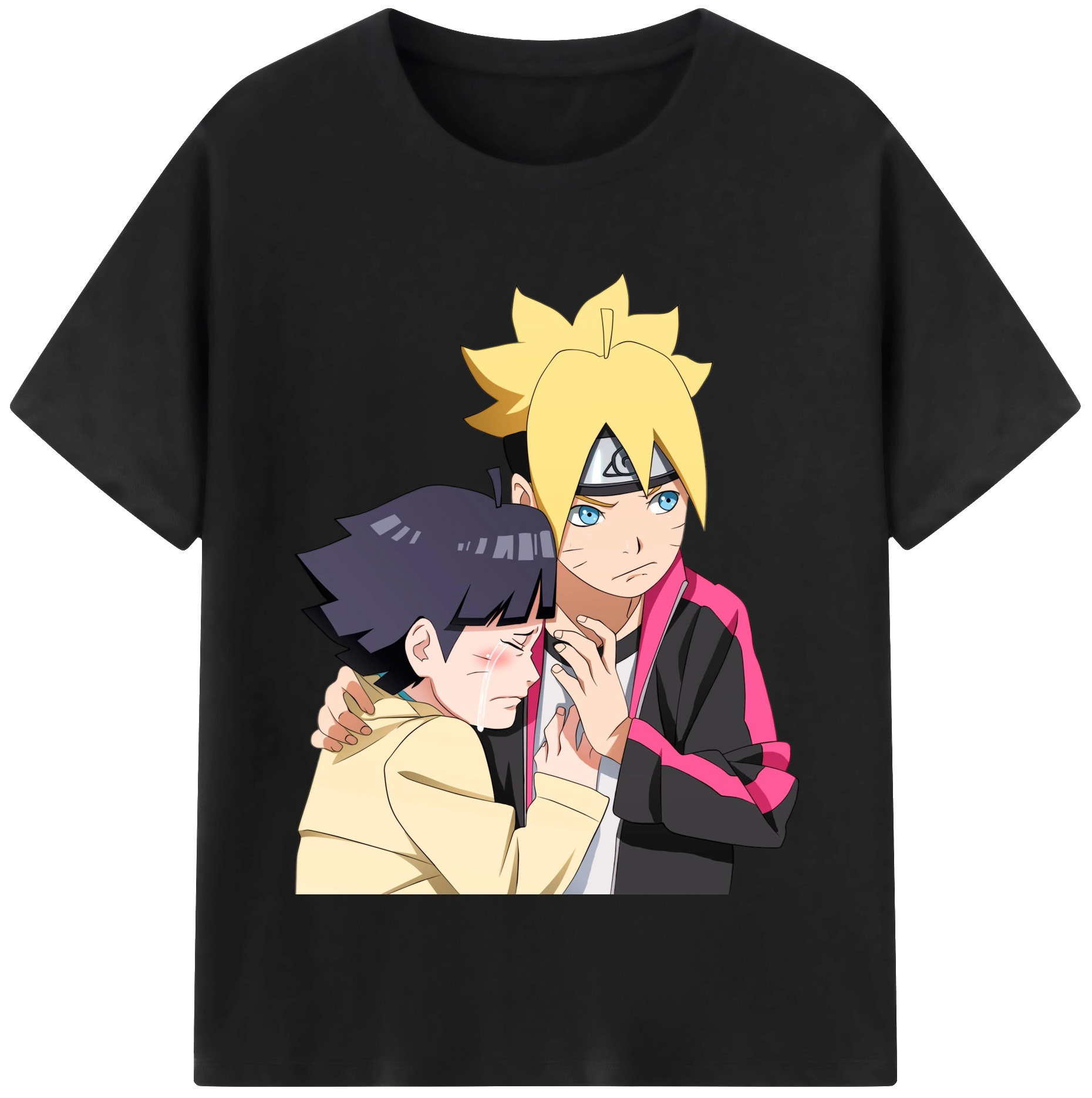 （画像用） NARUTO -ナルト- うずまき ボルト Uzumaki Boruto レディースカジュアルプリントTシャツ（綿100％）
