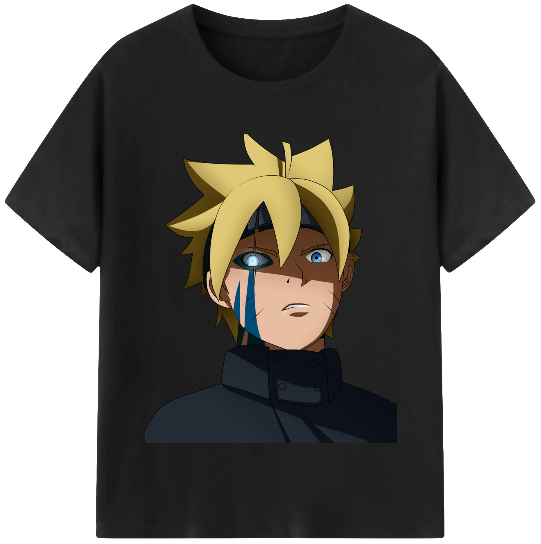 （画像用） NARUTO -ナルト- うずまき ボルト Uzumaki Boruto レディースカジュアルプリントTシャツ（綿100％）