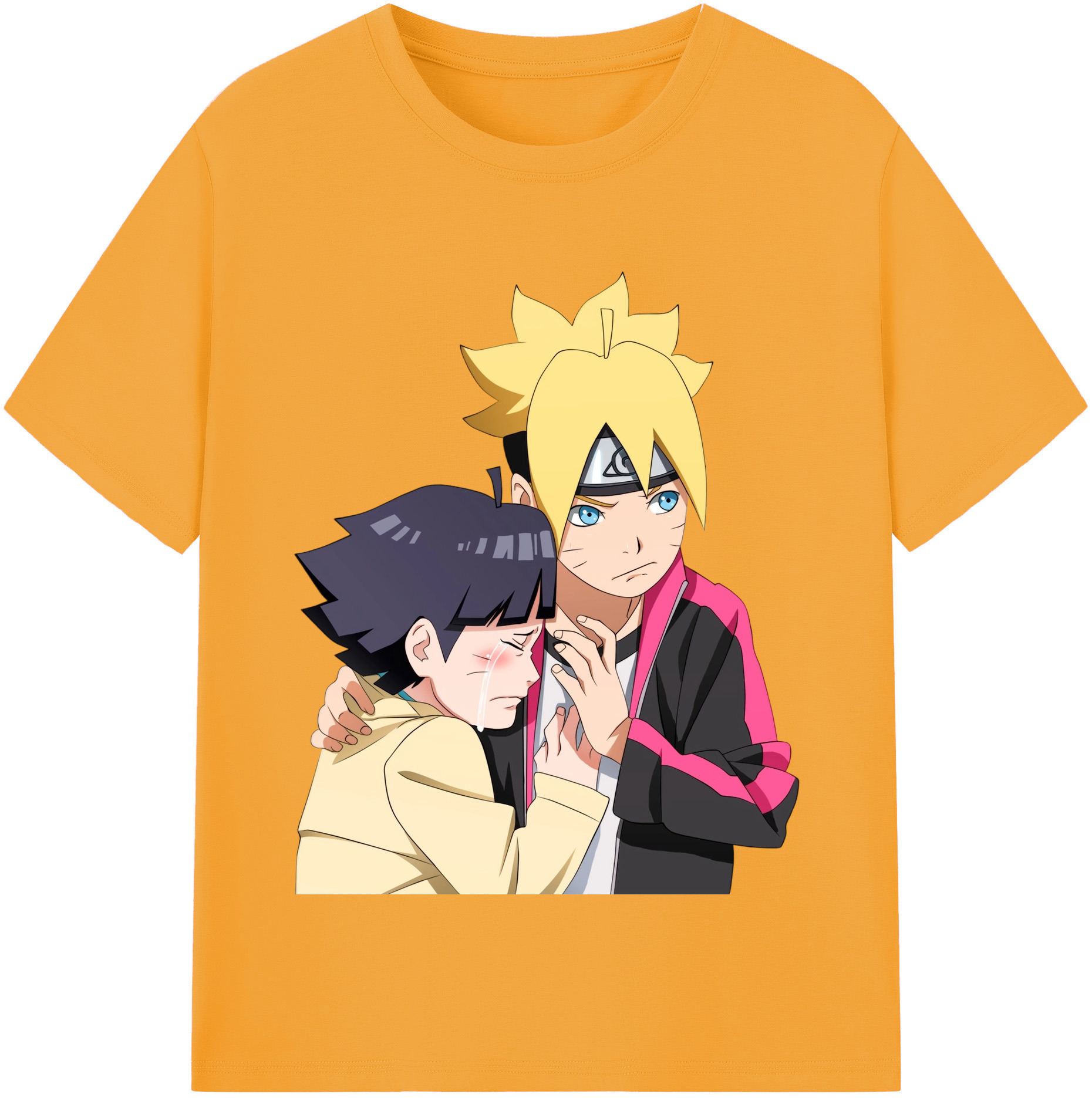 （画像用） NARUTO -ナルト- うずまき ボルト Uzumaki Boruto レディースカジュアルプリントTシャツ（綿100％）