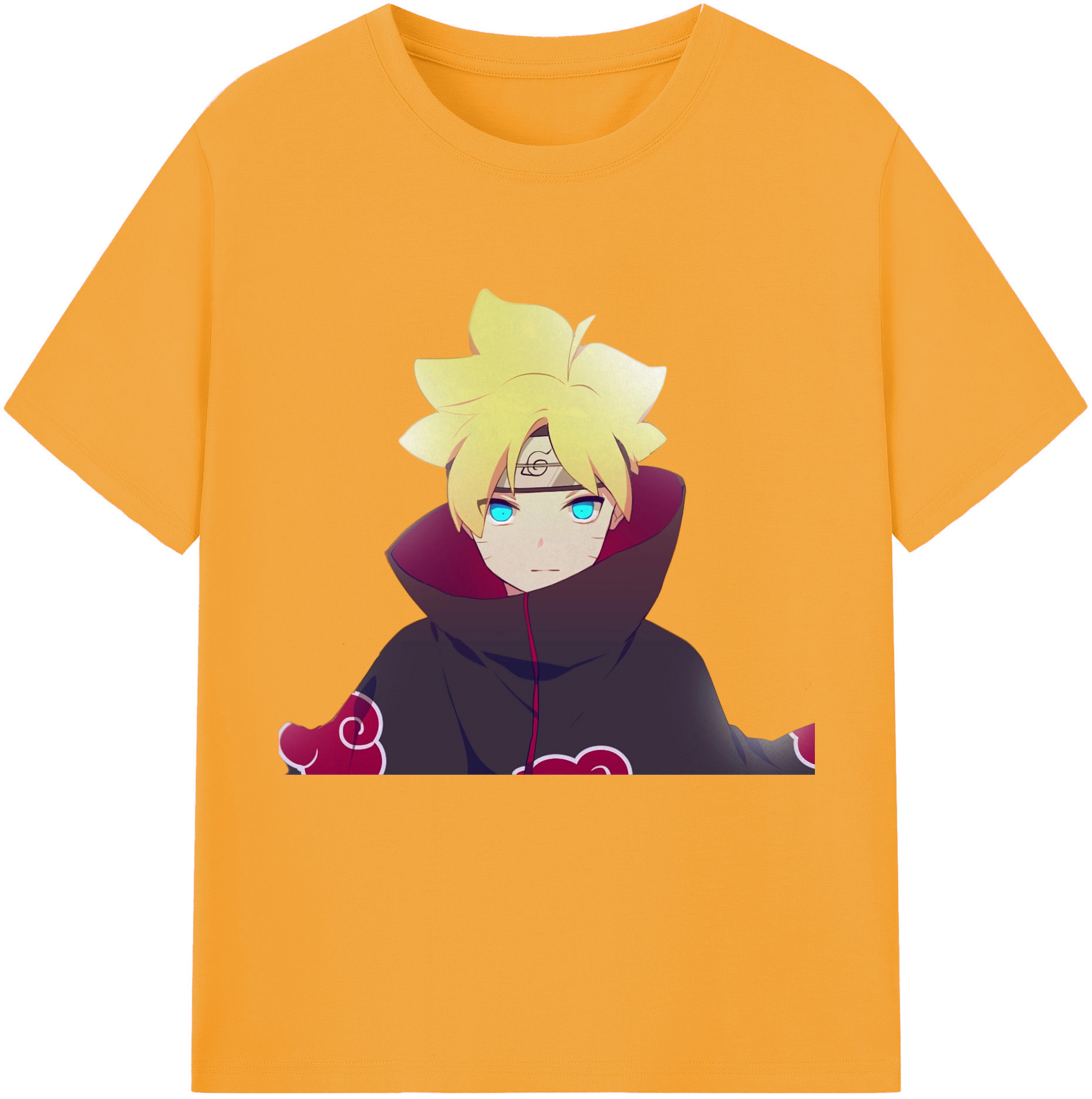 （画像用） NARUTO -ナルト- うずまき ボルト Uzumaki Boruto レディースカジュアルプリントTシャツ（綿100％）