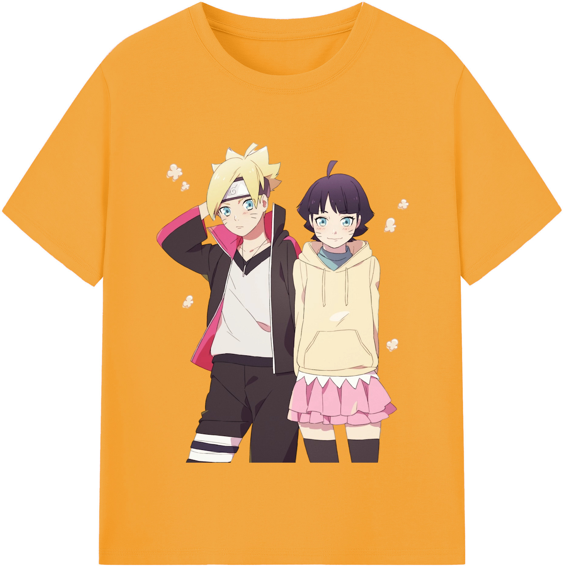 （画像用） NARUTO -ナルト- うずまき ボルト Uzumaki Boruto レディースカジュアルプリントTシャツ（綿100％）