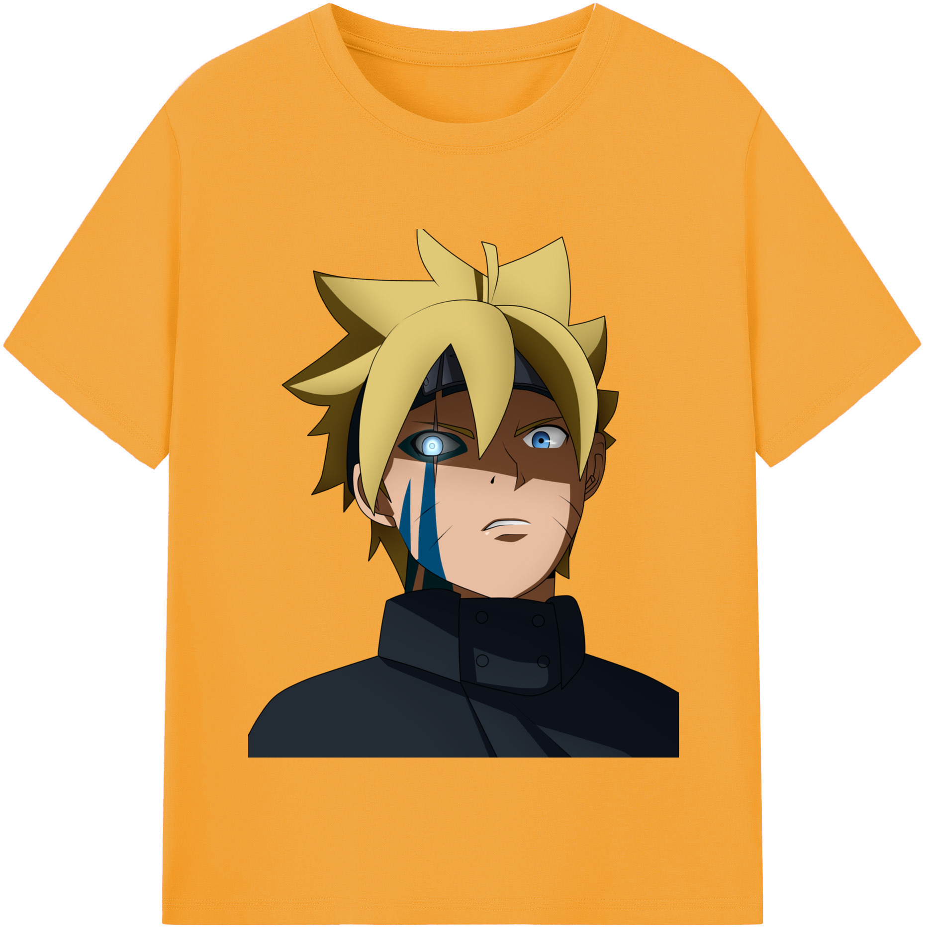 （画像用） NARUTO -ナルト- うずまき ボルト Uzumaki Boruto レディースカジュアルプリントTシャツ（綿100％）