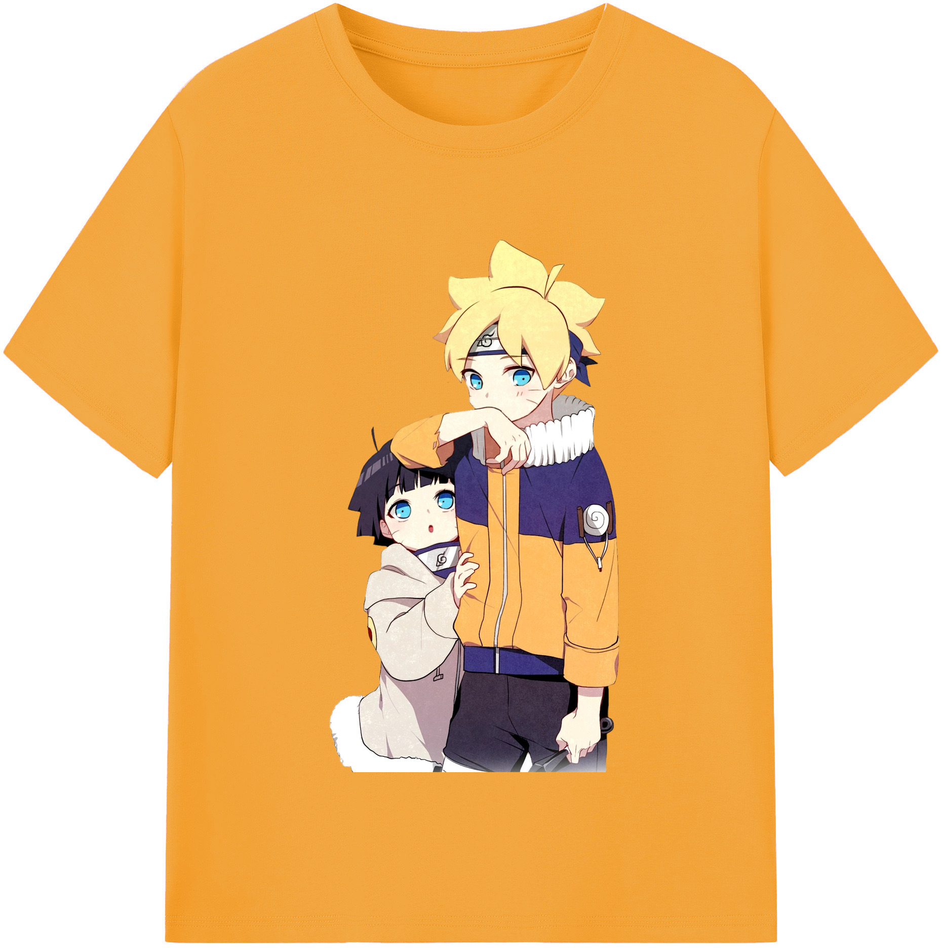 （画像用） NARUTO -ナルト- うずまき ボルト Uzumaki Boruto レディースカジュアルプリントTシャツ（綿100％）