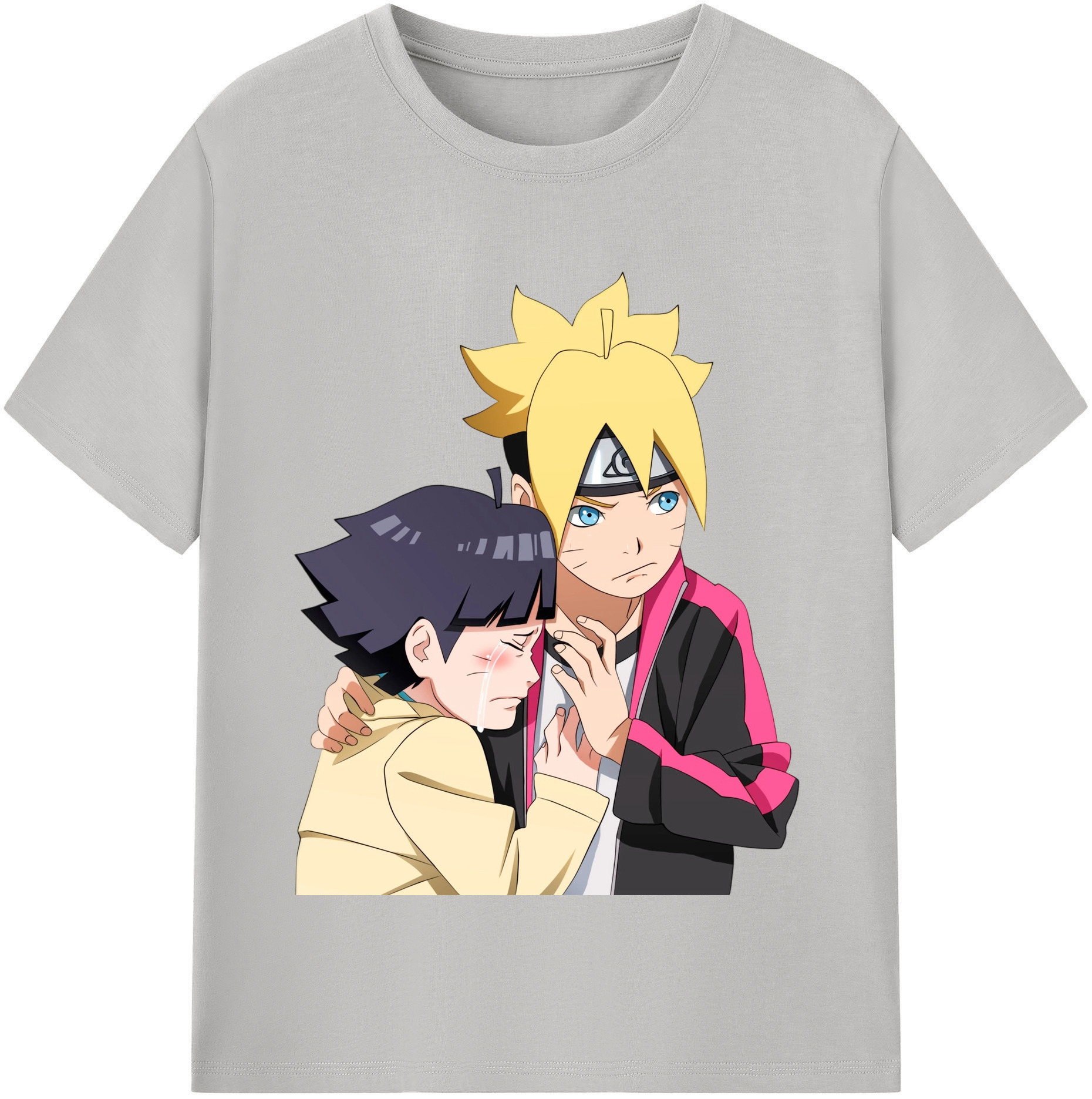 （画像用） NARUTO -ナルト- うずまき ボルト Uzumaki Boruto レディースカジュアルプリントTシャツ（綿100％）