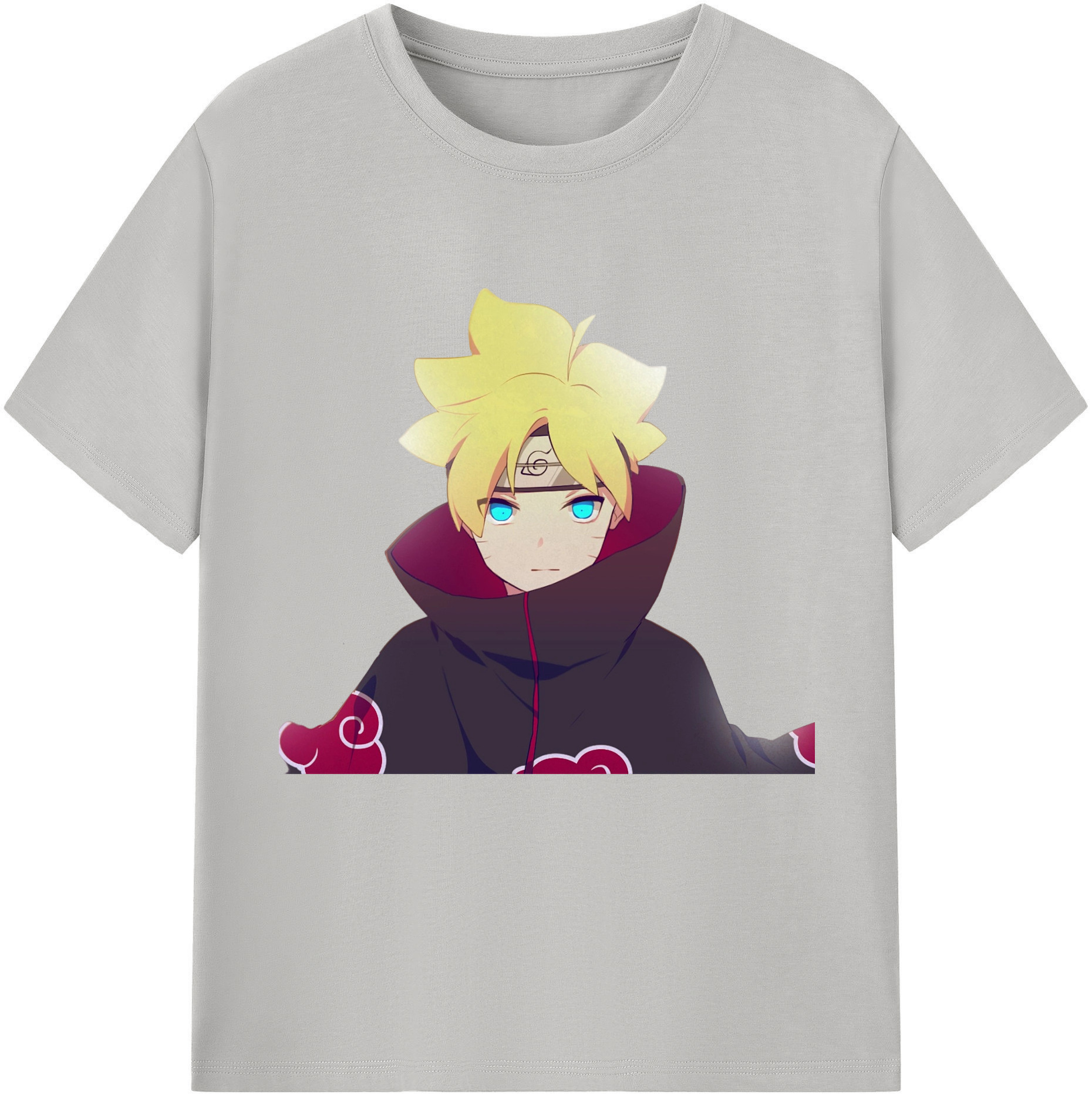 （画像用） NARUTO -ナルト- うずまき ボルト Uzumaki Boruto レディースカジュアルプリントTシャツ（綿100％）