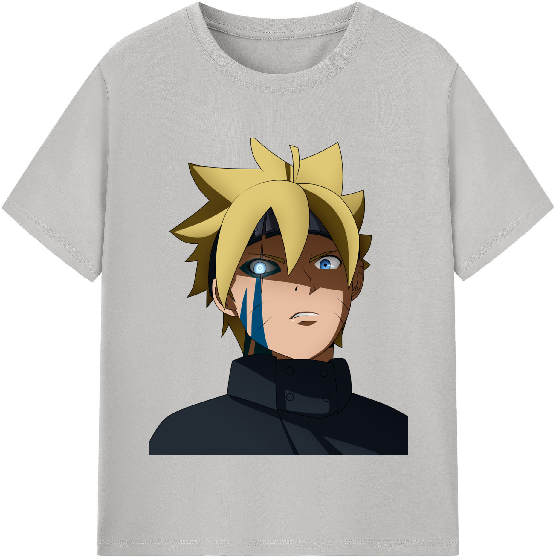 （画像用） NARUTO -ナルト- うずまき ボルト Uzumaki Boruto レディースカジュアルプリントTシャツ（綿100％）