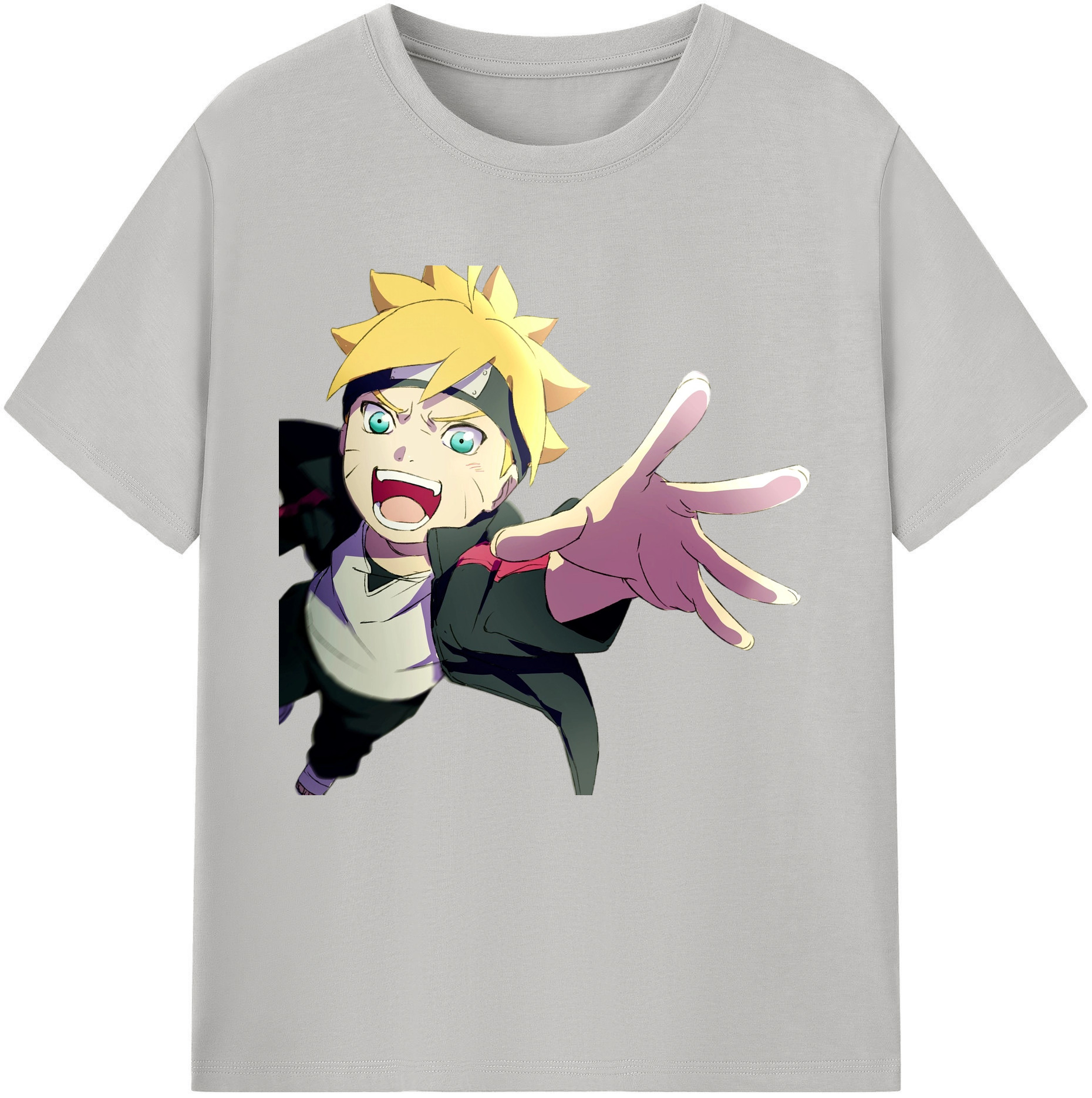 （画像用） NARUTO -ナルト- うずまき ボルト Uzumaki Boruto レディースカジュアルプリントTシャツ（綿100％）