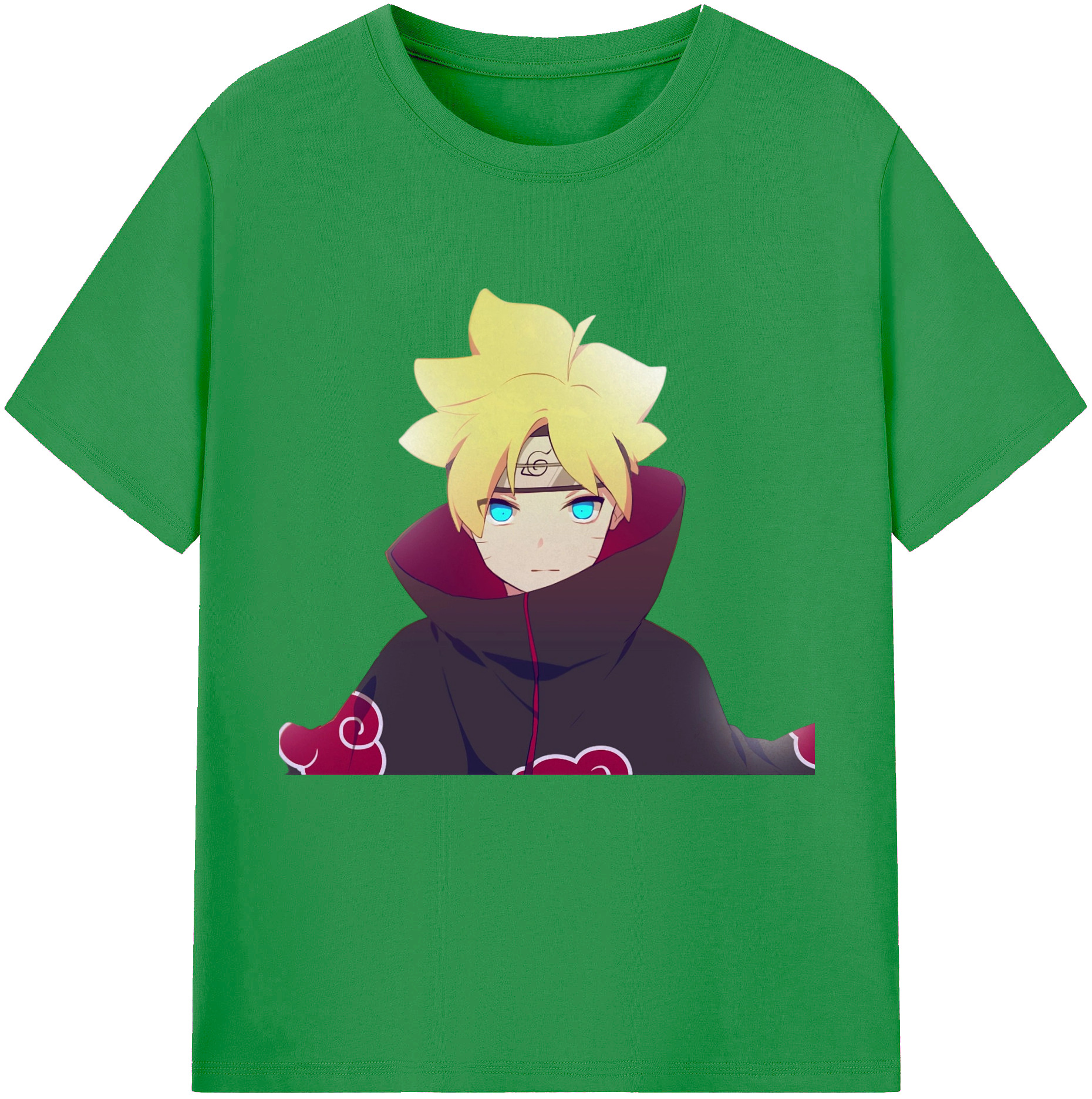 （画像用） NARUTO -ナルト- うずまき ボルト Uzumaki Boruto レディースカジュアルプリントTシャツ（綿100％）
