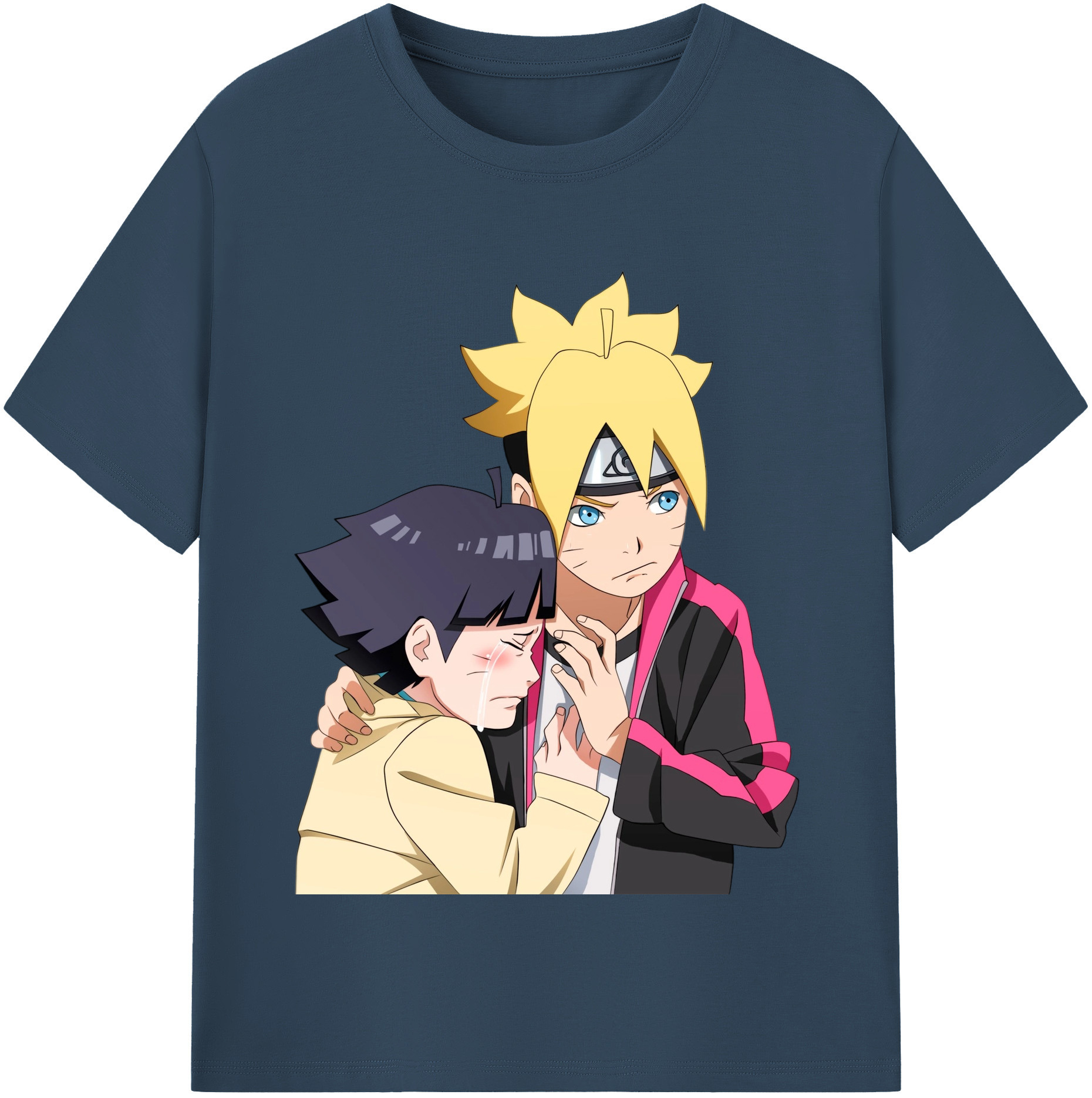 （画像用） NARUTO -ナルト- うずまき ボルト Uzumaki Boruto レディースカジュアルプリントTシャツ（綿100％）