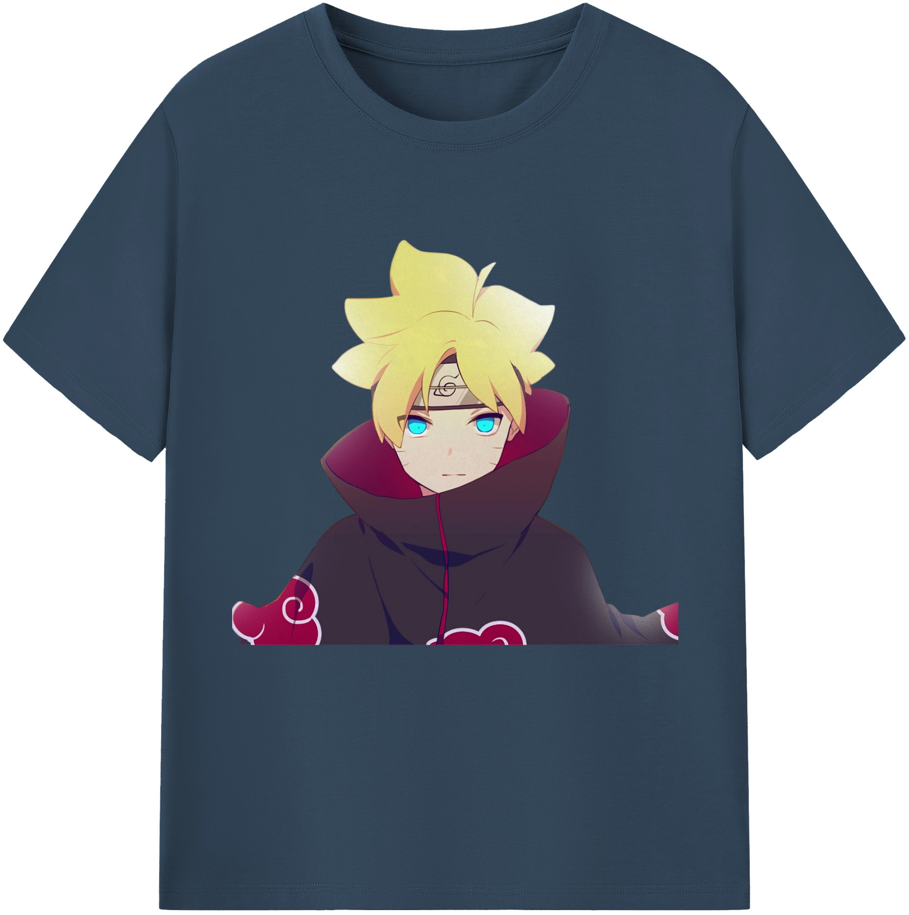 （画像用） NARUTO -ナルト- うずまき ボルト Uzumaki Boruto レディースカジュアルプリントTシャツ（綿100％）