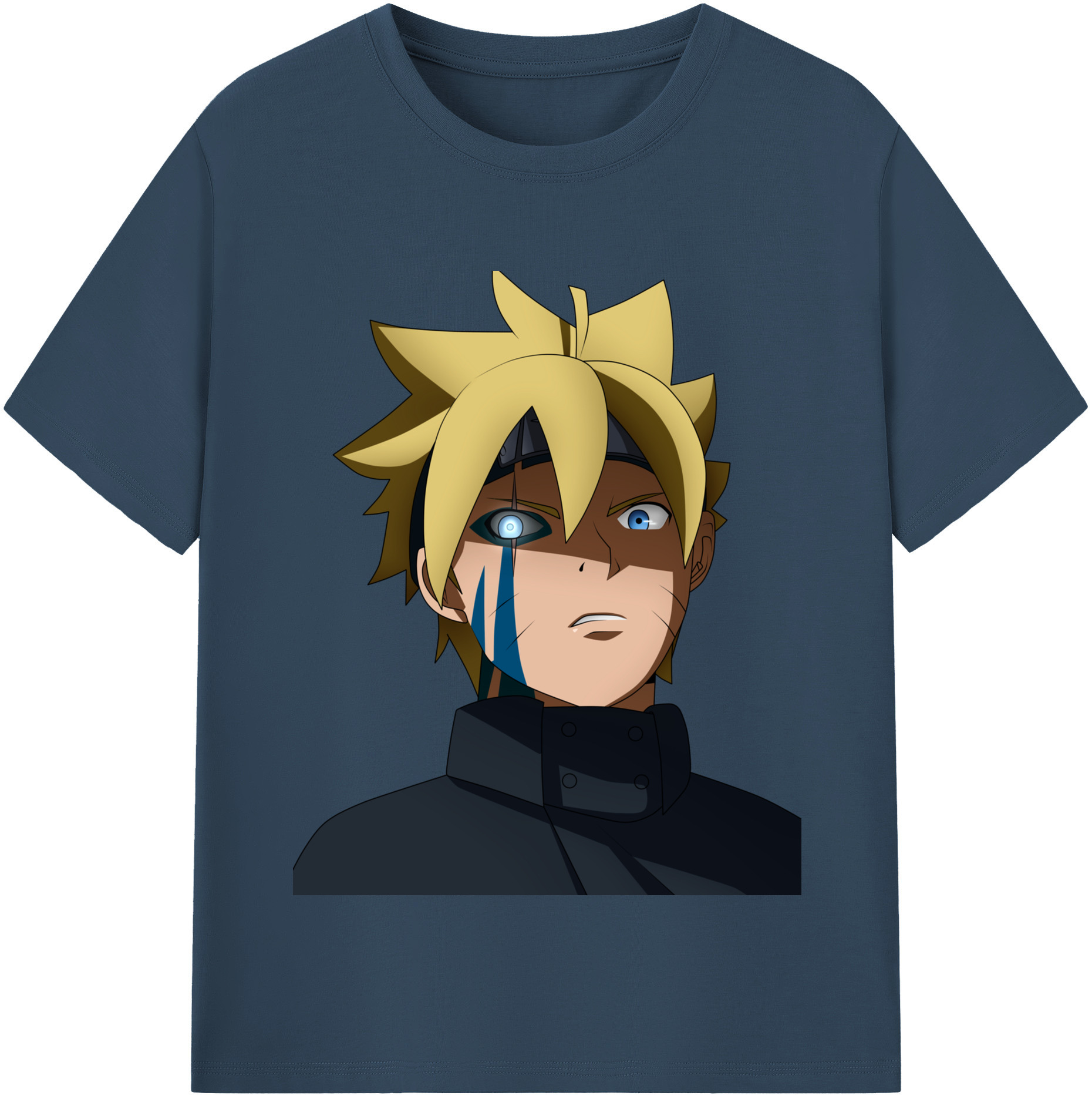 （画像用） NARUTO -ナルト- うずまき ボルト Uzumaki Boruto レディースカジュアルプリントTシャツ（綿100％）