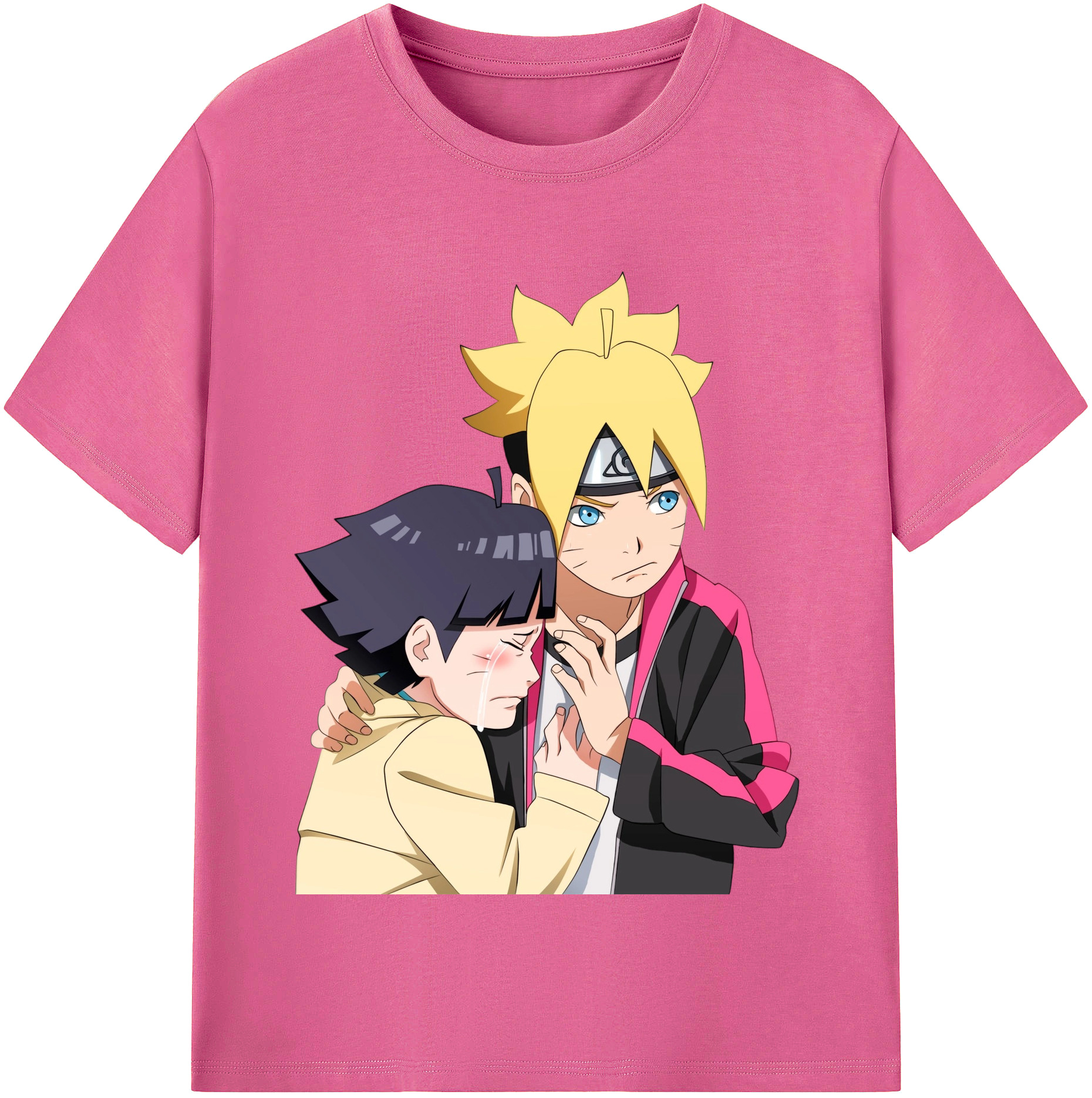 （画像用） NARUTO -ナルト- うずまき ボルト Uzumaki Boruto レディースカジュアルプリントTシャツ（綿100％）