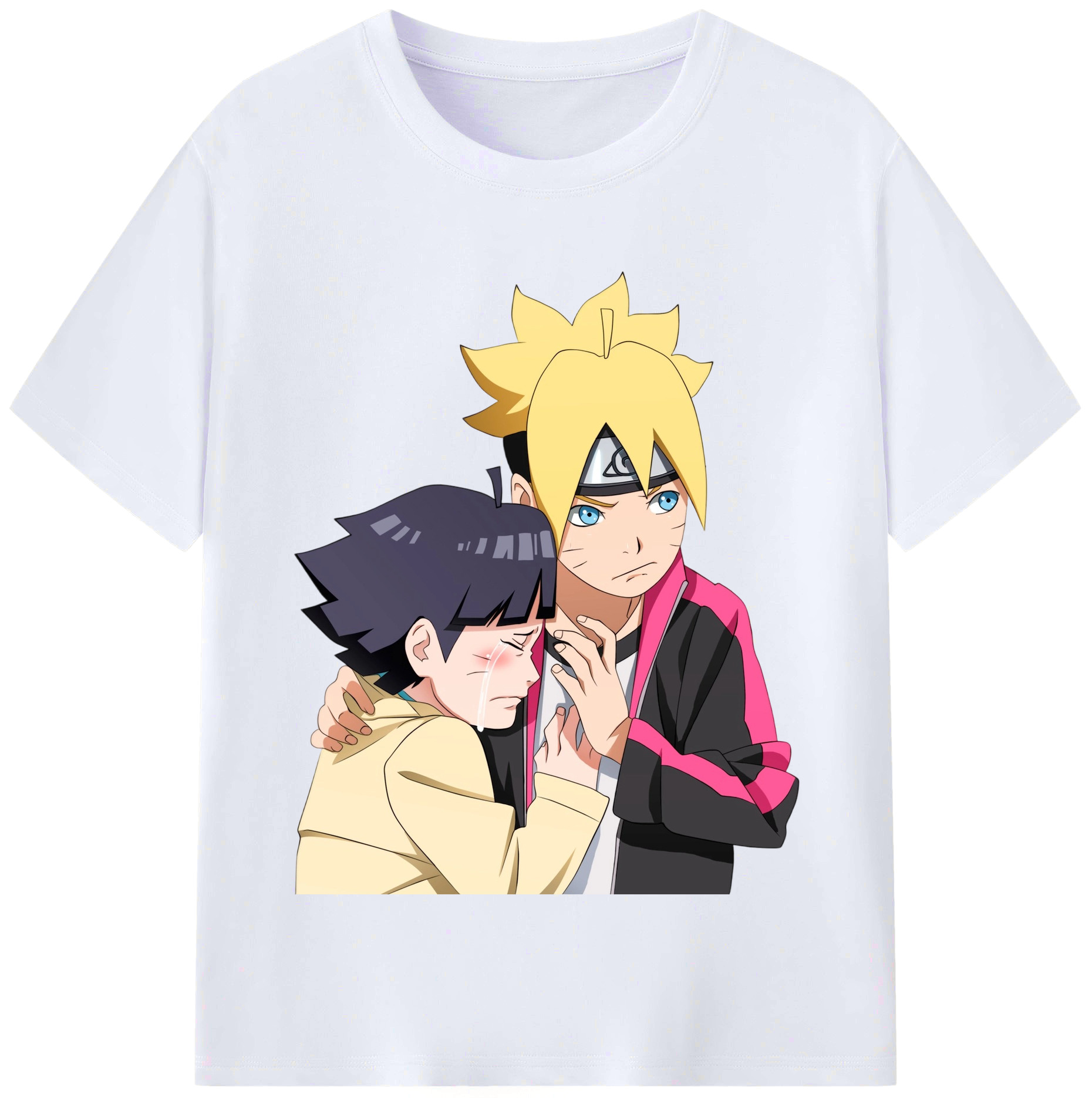 （画像用） NARUTO -ナルト- うずまき ボルト Uzumaki Boruto レディースカジュアルプリントTシャツ（綿100％）