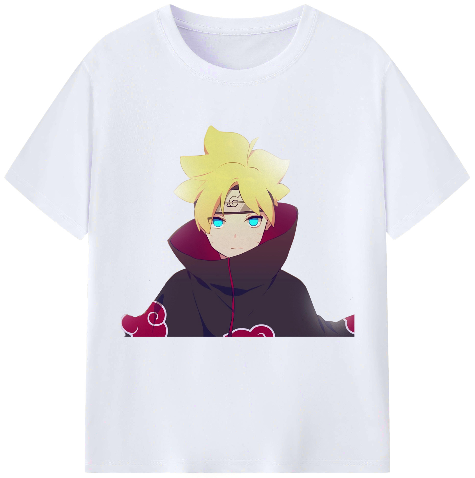 （画像用） NARUTO -ナルト- うずまき ボルト Uzumaki Boruto レディースカジュアルプリントTシャツ（綿100％）