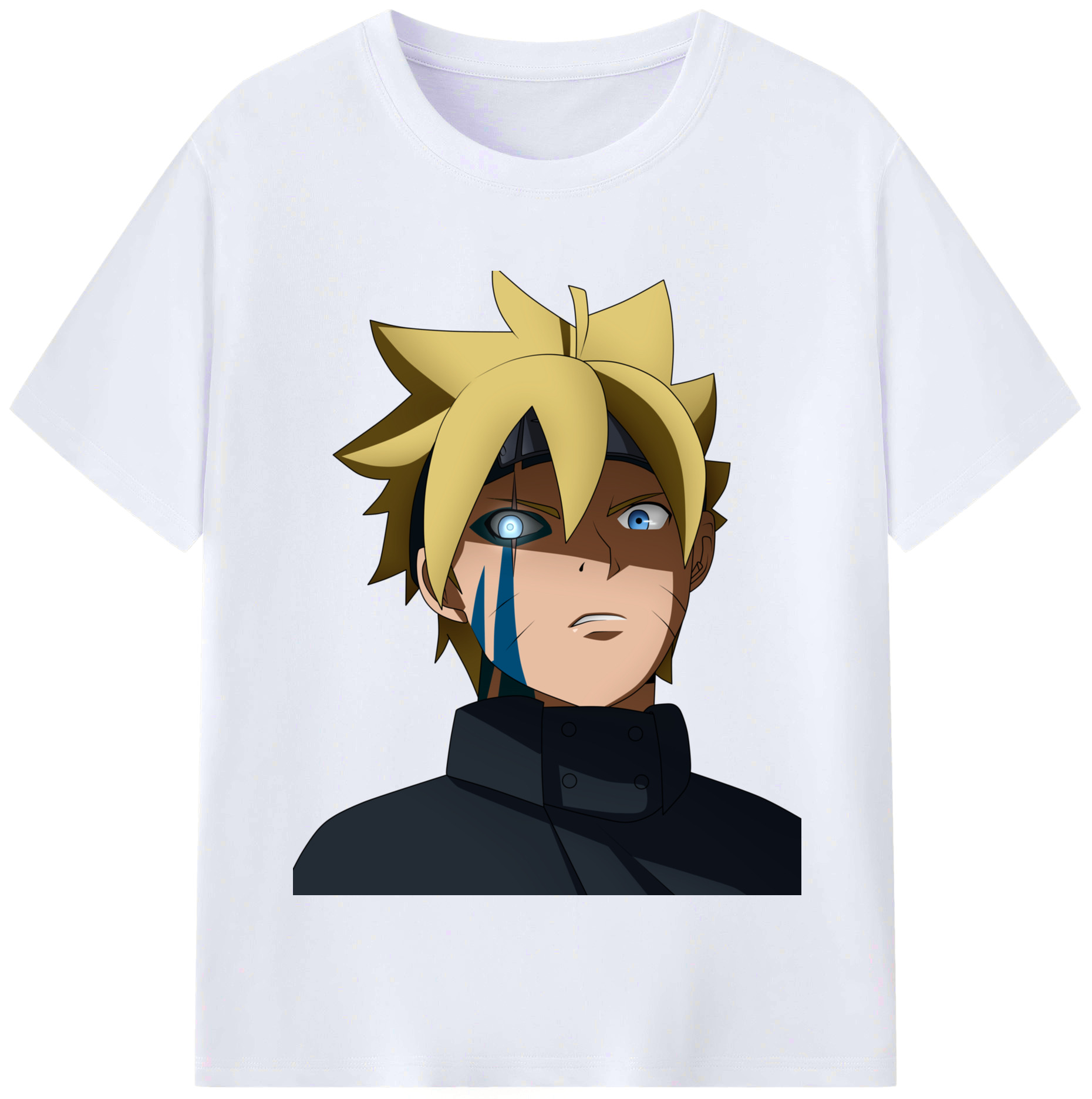 （画像用） NARUTO -ナルト- うずまき ボルト Uzumaki Boruto レディースカジュアルプリントTシャツ（綿100％）