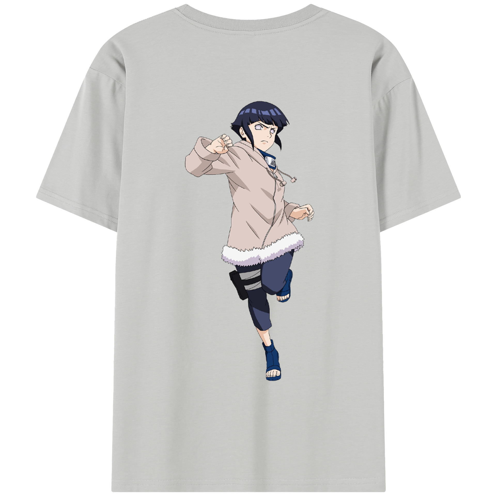 （画像用） NARUTO -ナルト- 日向ヒナタ Hyūga Hinata レディース半袖Tシャツ(バックプリント)