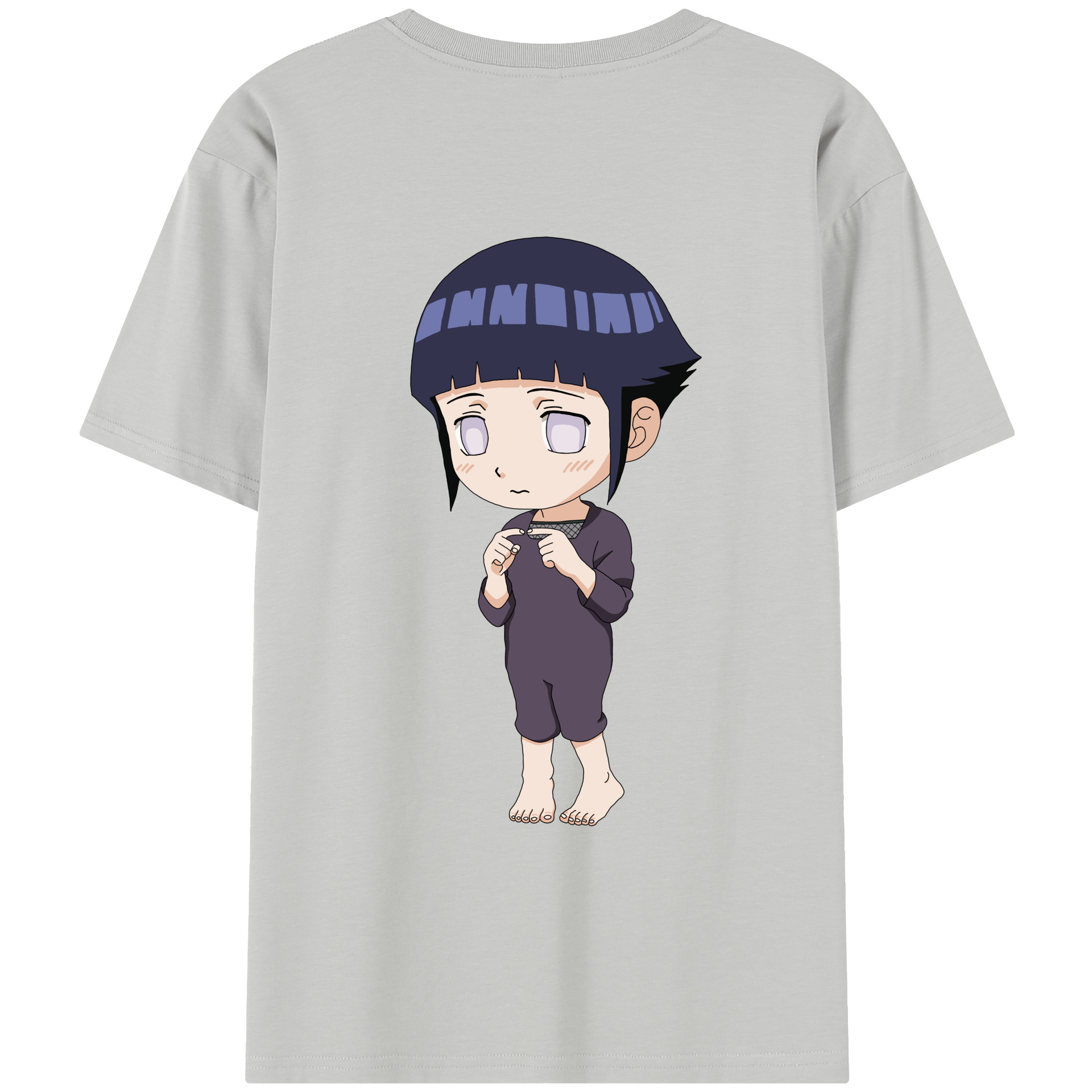 （画像用） NARUTO -ナルト- 日向ヒナタ Hyūga Hinata レディース半袖Tシャツ(バックプリント)