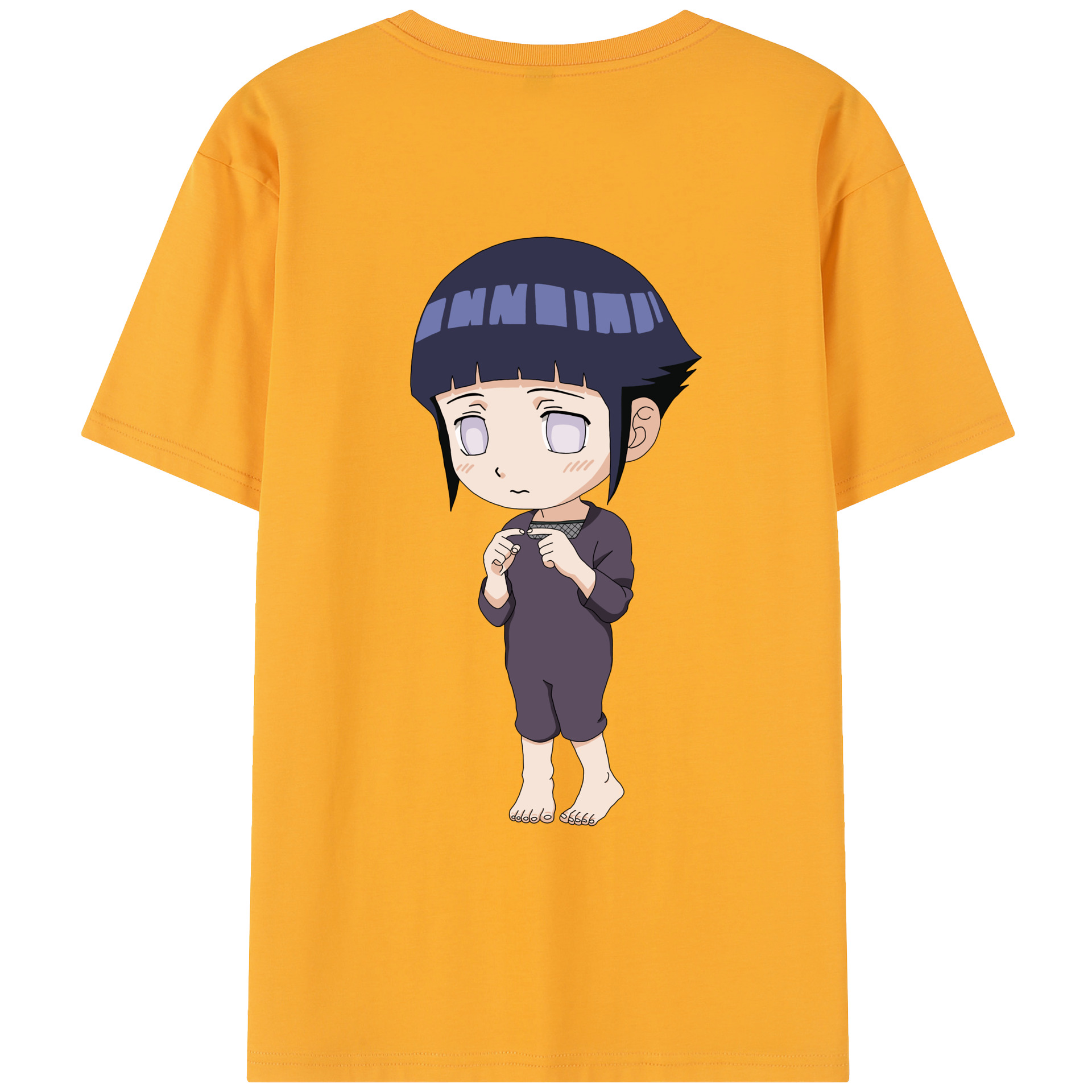 （画像用） NARUTO -ナルト- 日向ヒナタ Hyūga Hinata レディース半袖Tシャツ(バックプリント)