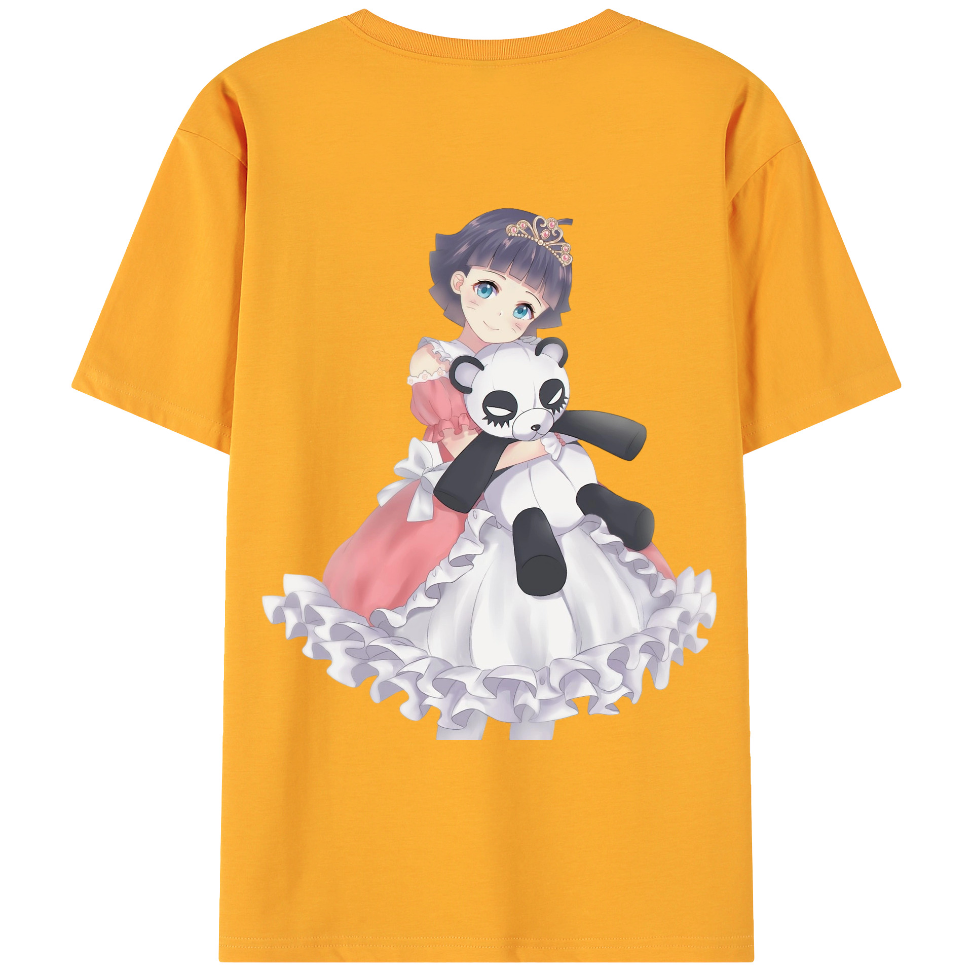 （画像用） NARUTO -ナルト- うずまき ヒマワリ Uzumaki Himawari 綿100％ メンズ半袖Tシャツ（バックプリント） 通気性