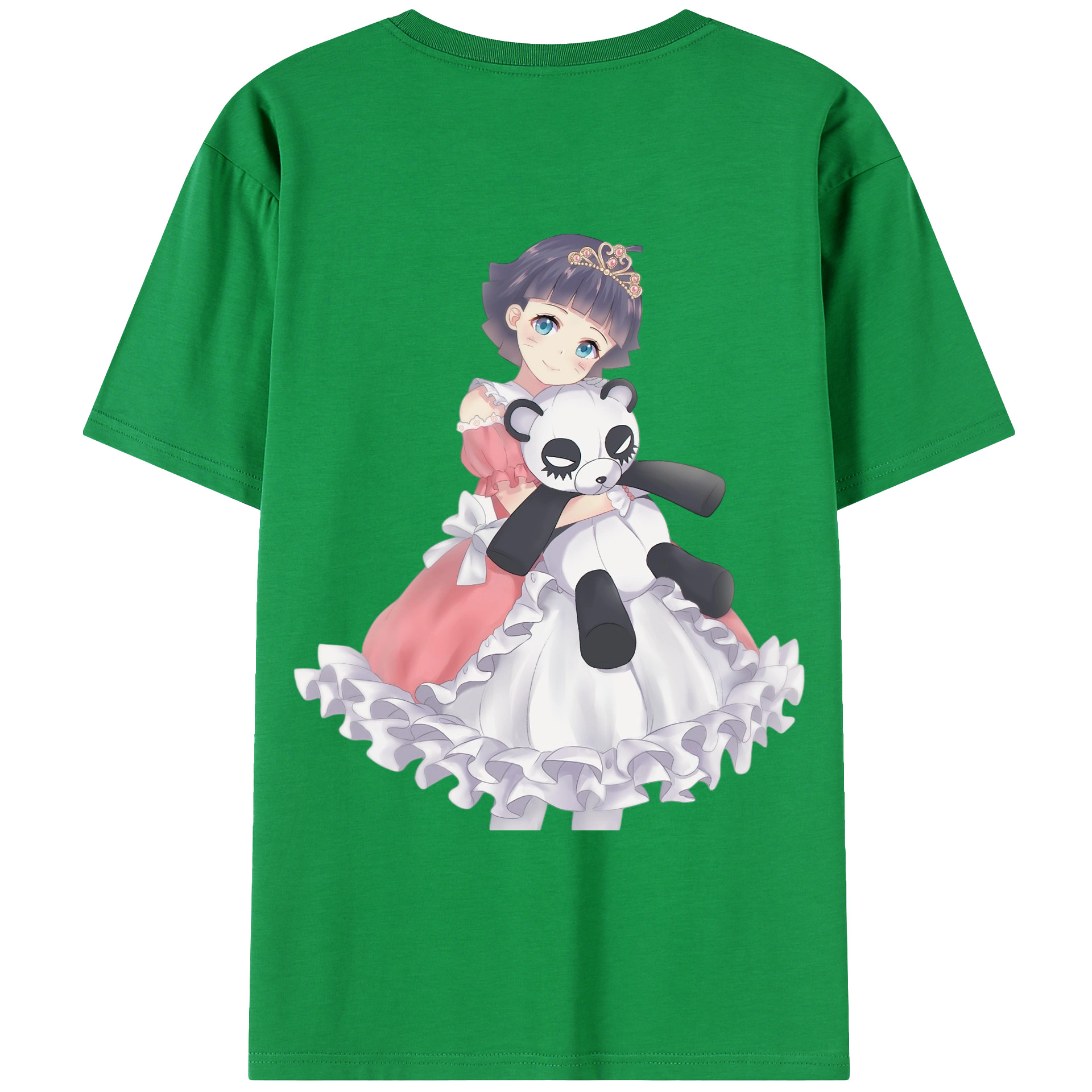 （画像用） NARUTO -ナルト- うずまき ヒマワリ Uzumaki Himawari 綿100％ メンズ半袖Tシャツ（バックプリント） 通気性