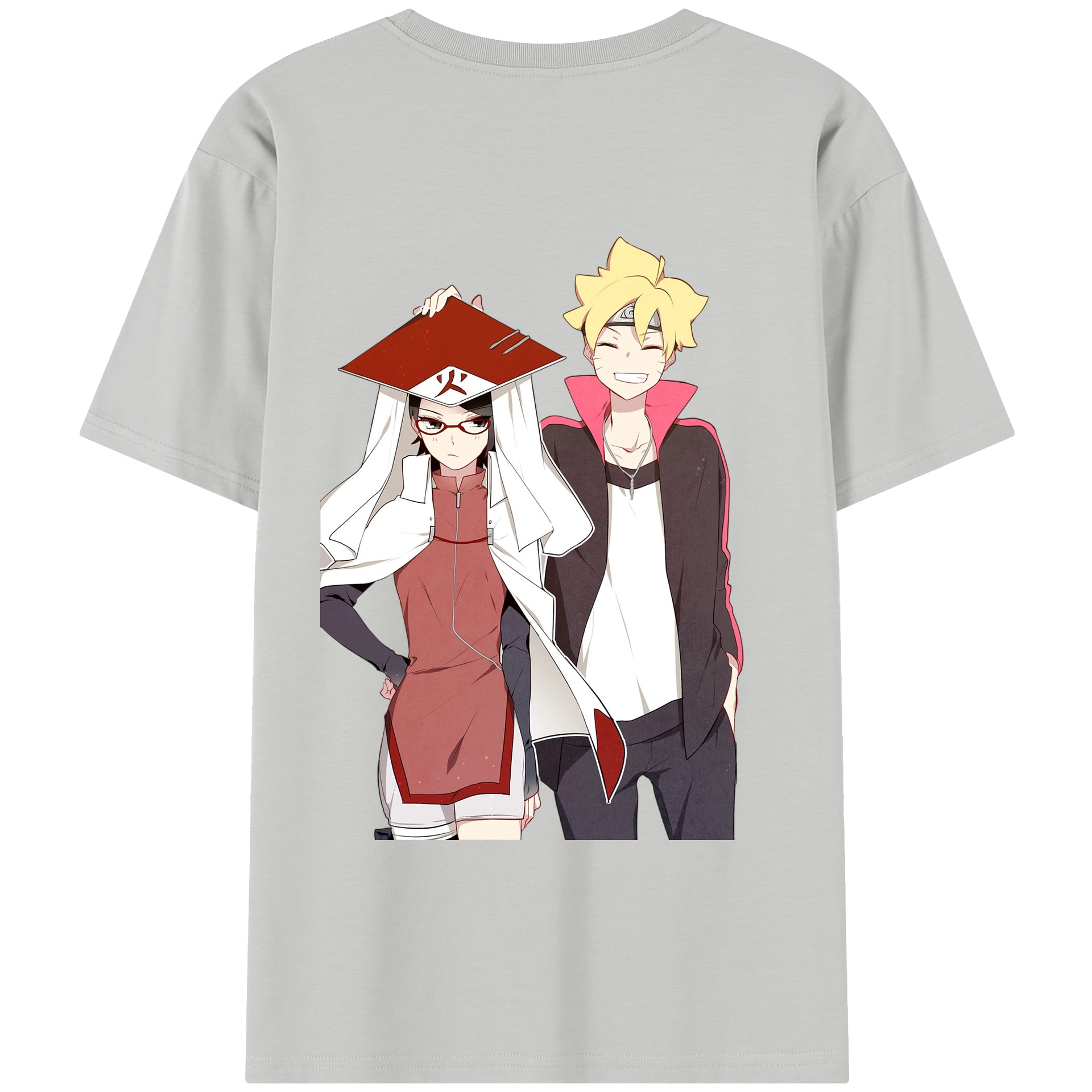 （画像用） NARUTO -ナルト- うちは サラダ Uchiha Sarada レディース半袖Tシャツ(バックプリント)