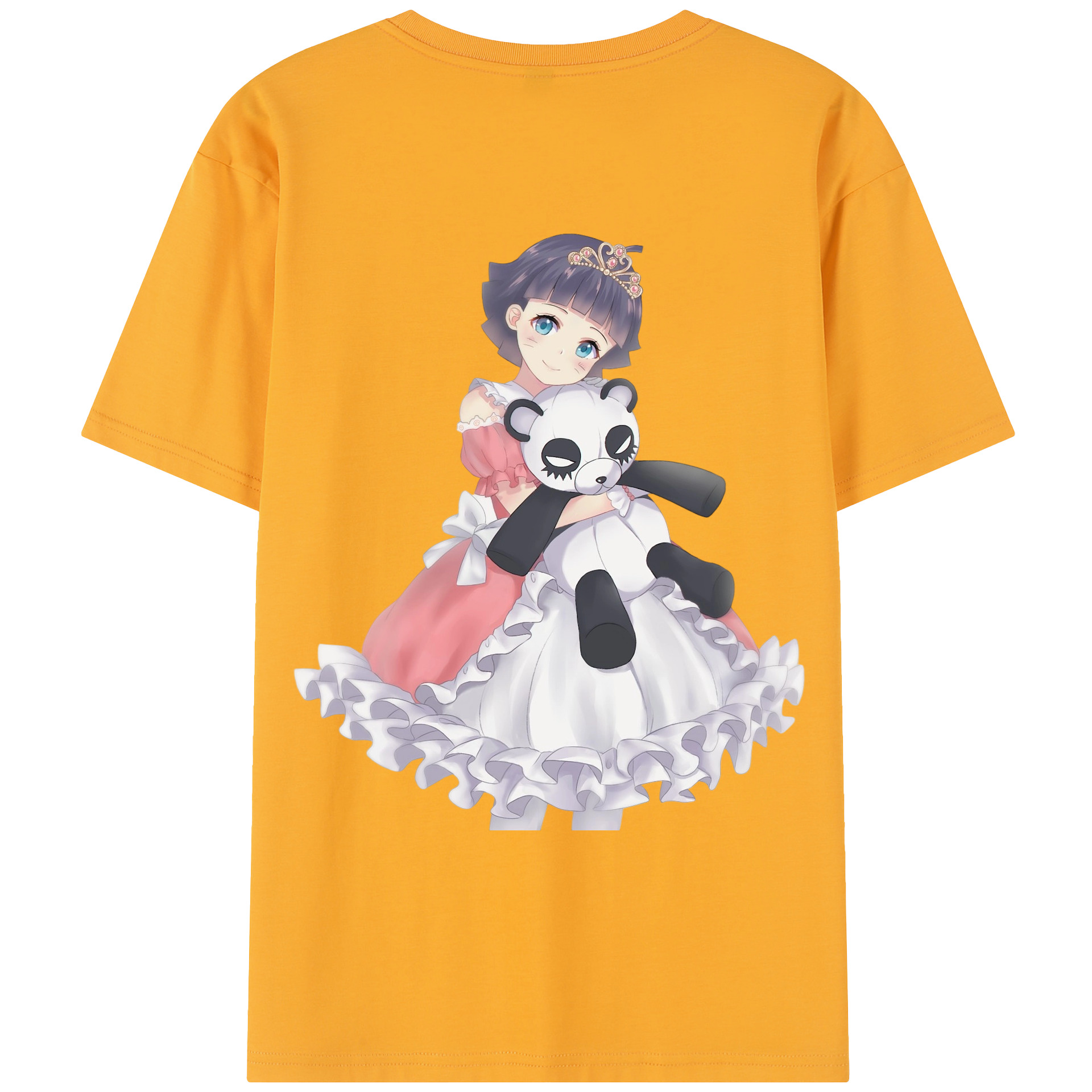 （画像用） NARUTO -ナルト- うずまき ヒマワリ Uzumaki Himawari レディース半袖Tシャツ(バックプリント)