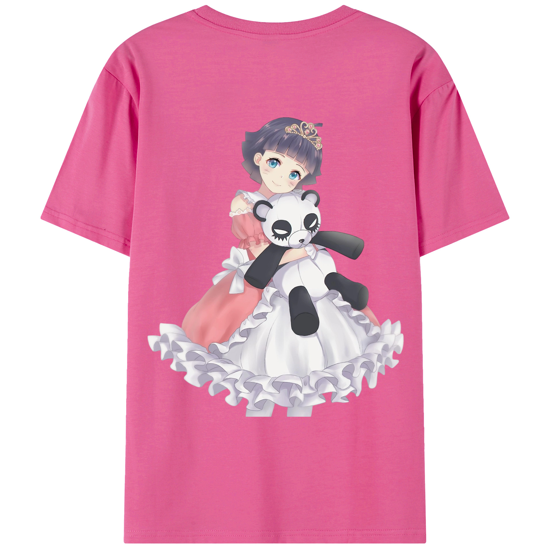 （画像用） NARUTO -ナルト- うずまき ヒマワリ Uzumaki Himawari レディース半袖Tシャツ(バックプリント)
