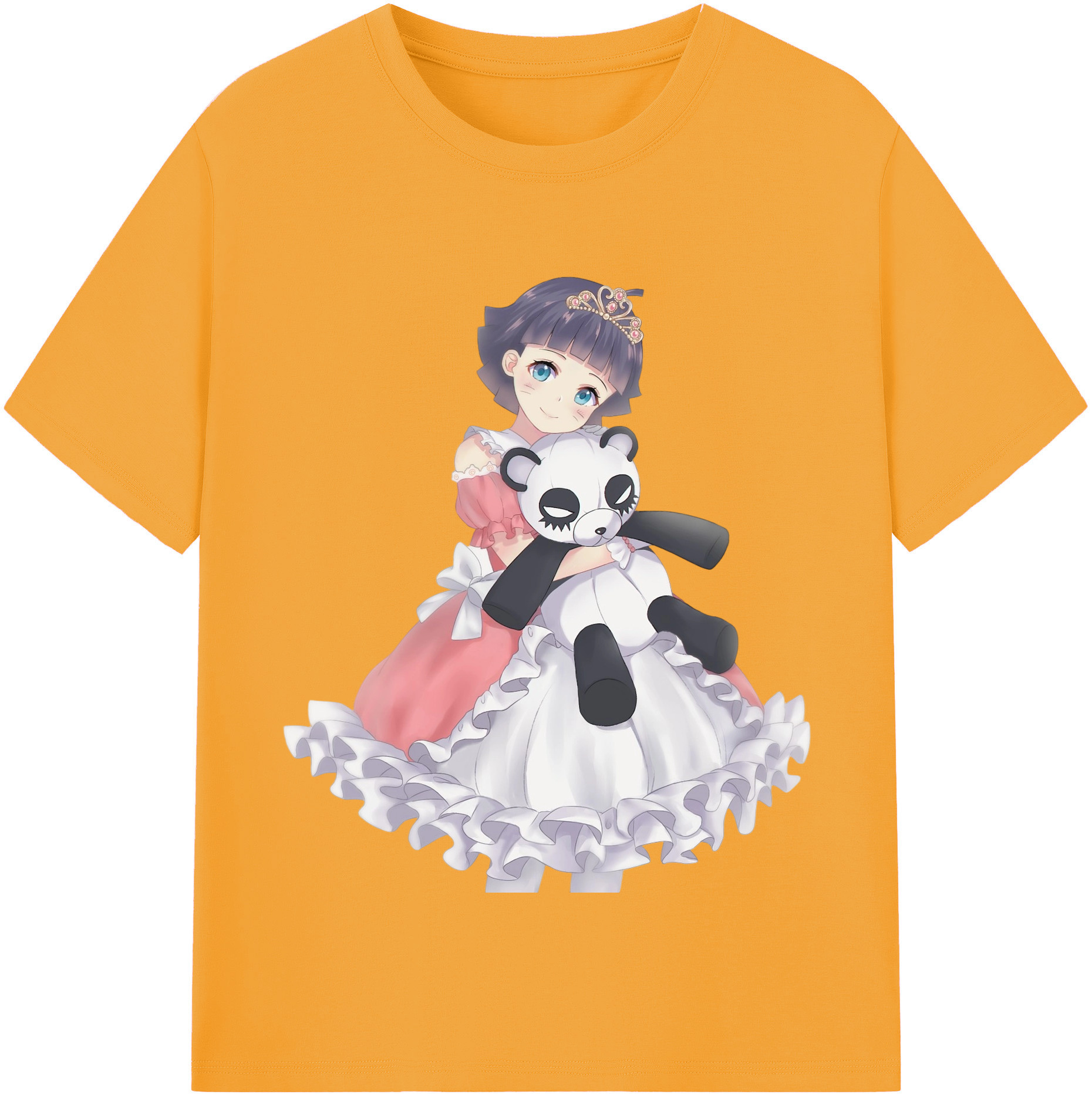 （画像用） NARUTO -ナルト- うずまき ヒマワリ Uzumaki Himawari レディースカジュアルプリントTシャツ（綿100％）