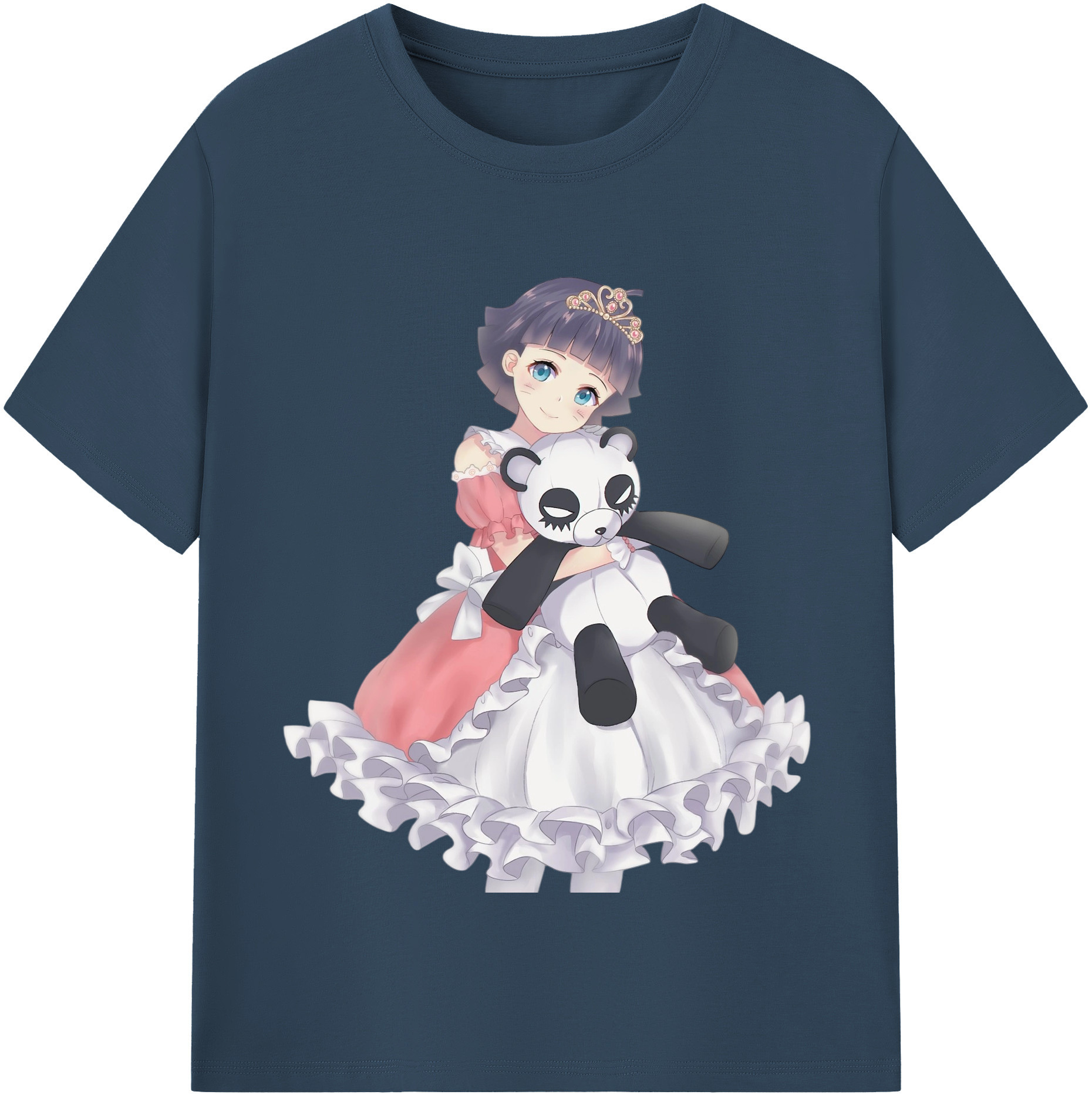 （画像用） NARUTO -ナルト- うずまき ヒマワリ Uzumaki Himawari レディースカジュアルプリントTシャツ（綿100％）