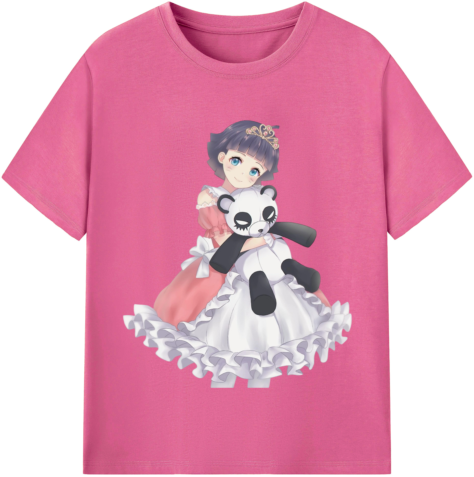 （画像用） NARUTO -ナルト- うずまき ヒマワリ Uzumaki Himawari レディースカジュアルプリントTシャツ（綿100％）